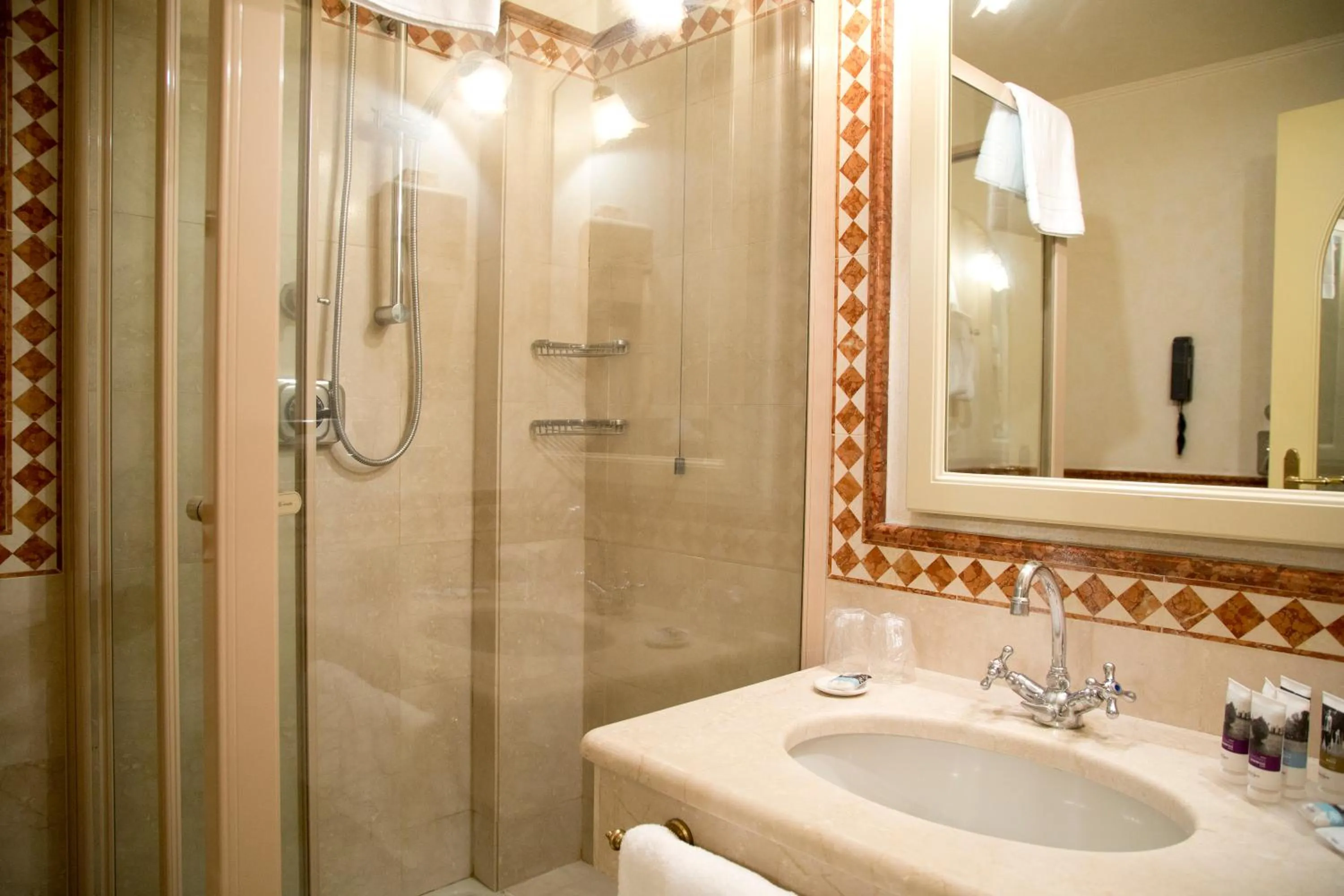 Shower in Hotel Milano Regency