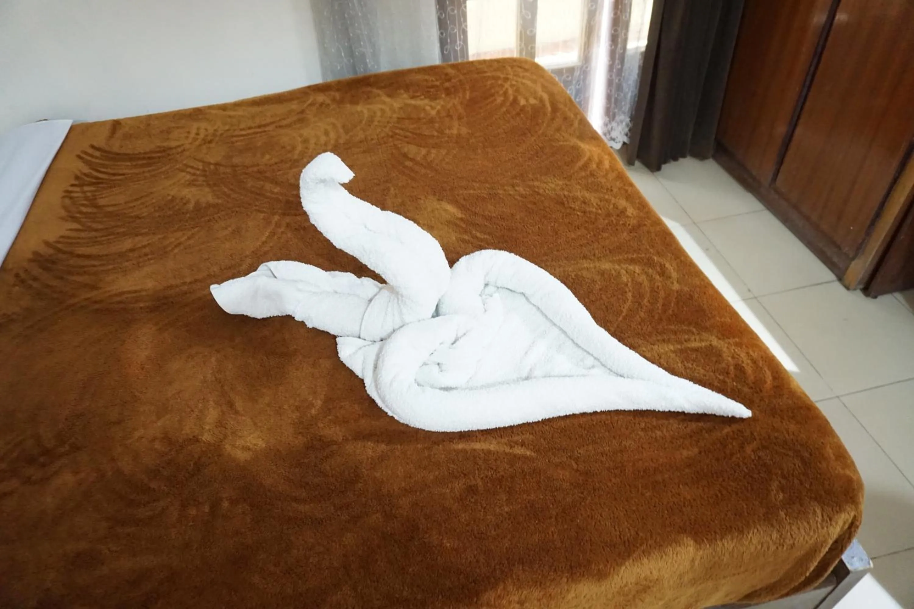 Bed in New Saint Catherine Hotel