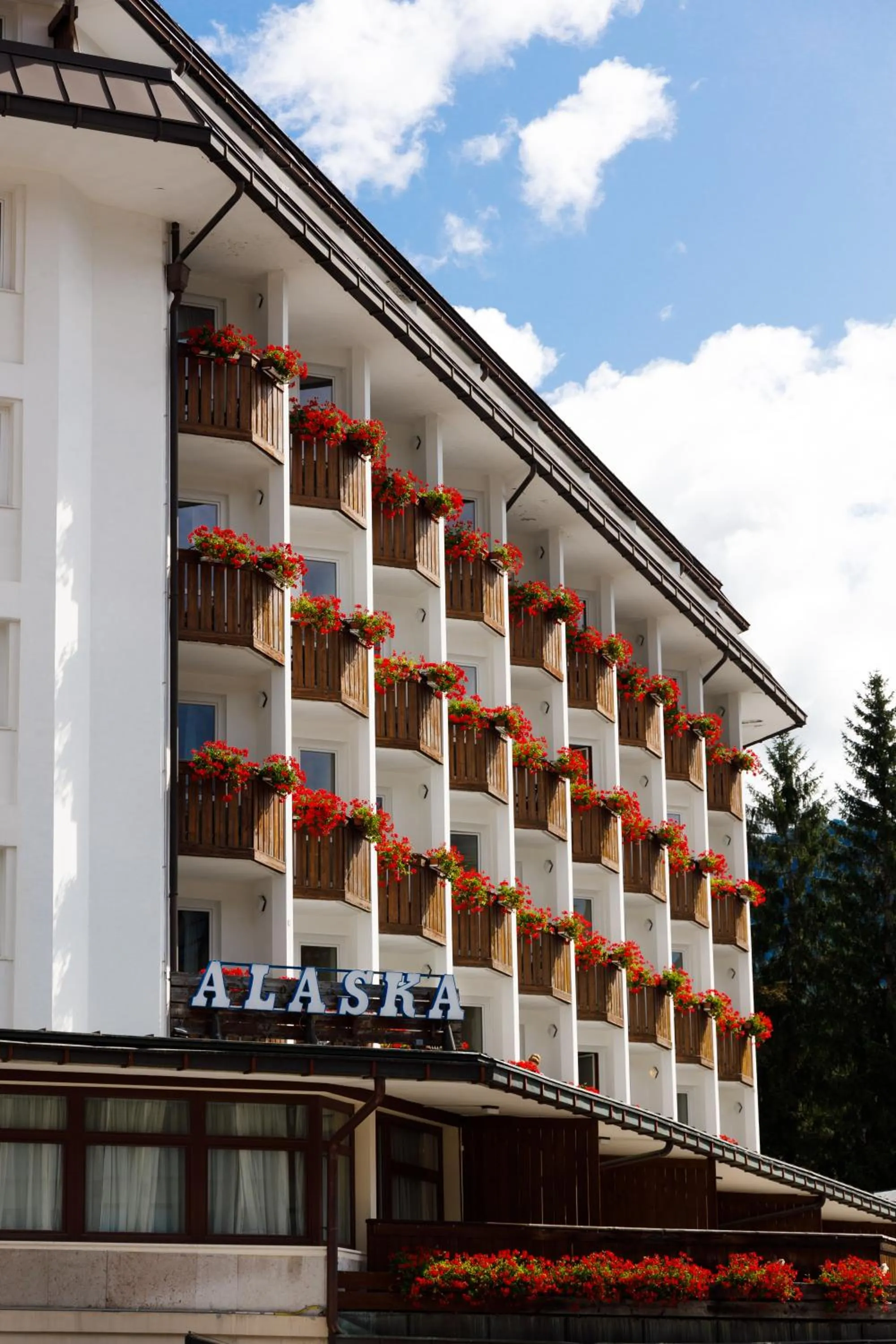 Property building in Hotel Alaska Cortina