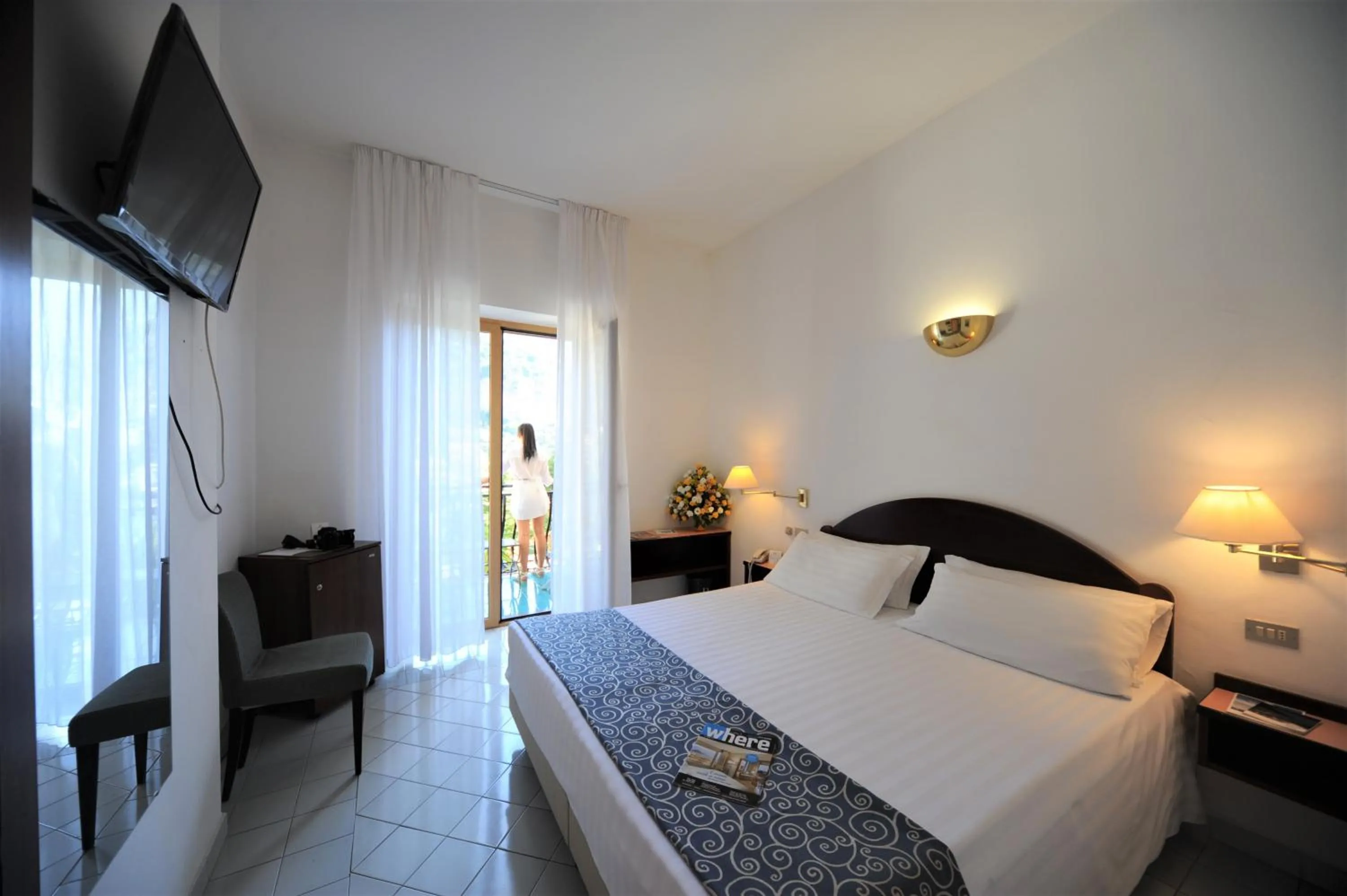 Bed in Hotel Royal Positano