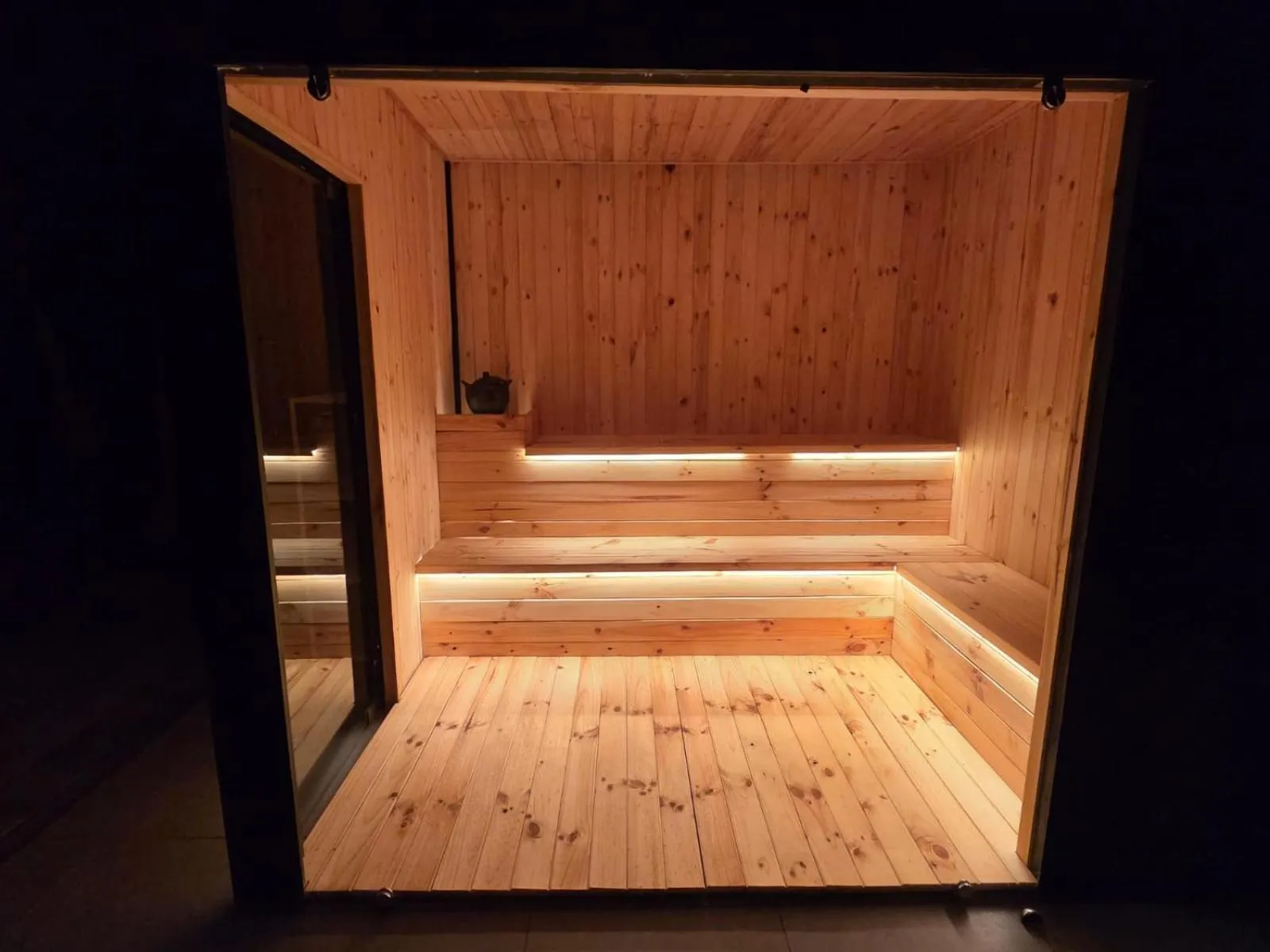 Sauna in Solaris Glamping Exclusive