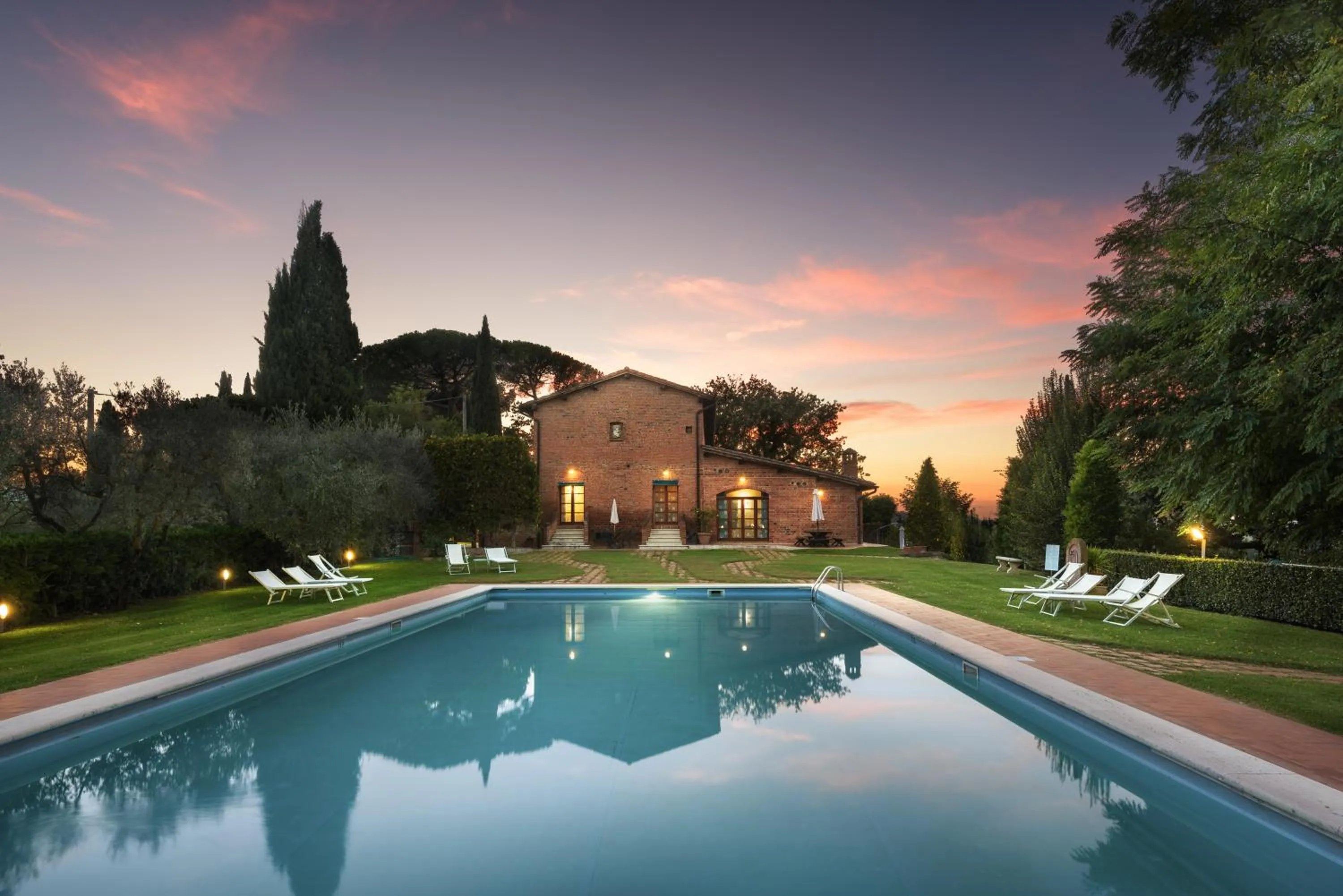 Swimming pool in La Casa Delle Querce