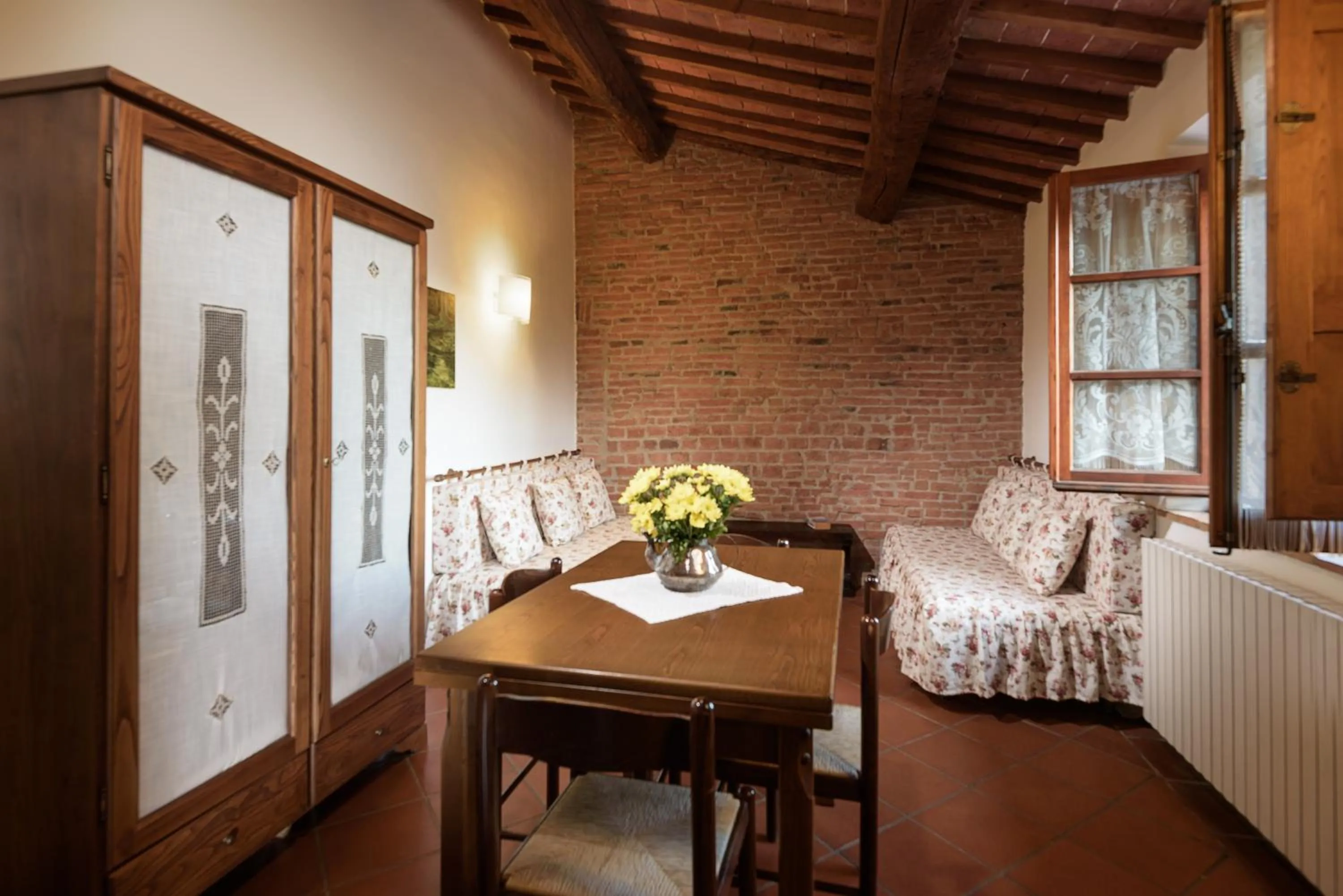 Dining area in La Casa Delle Querce