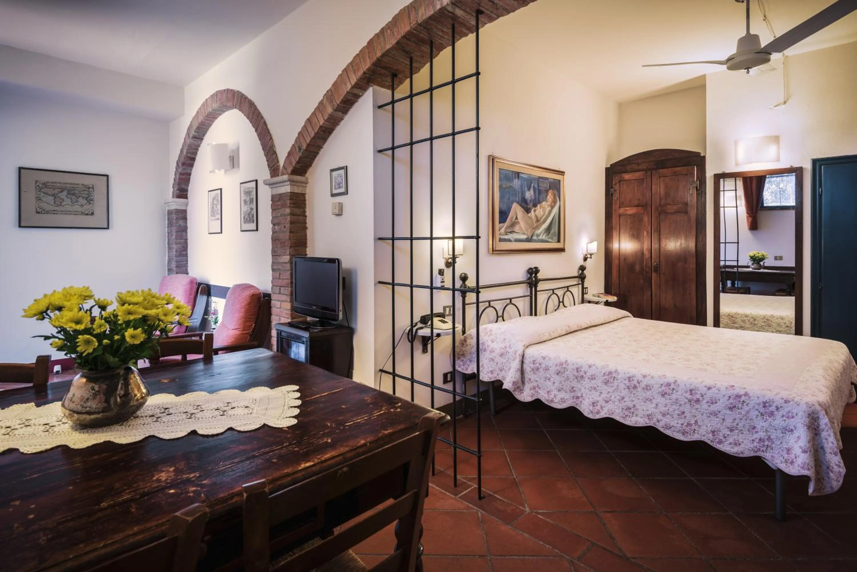 Bedroom, Bed in La Casa Delle Querce