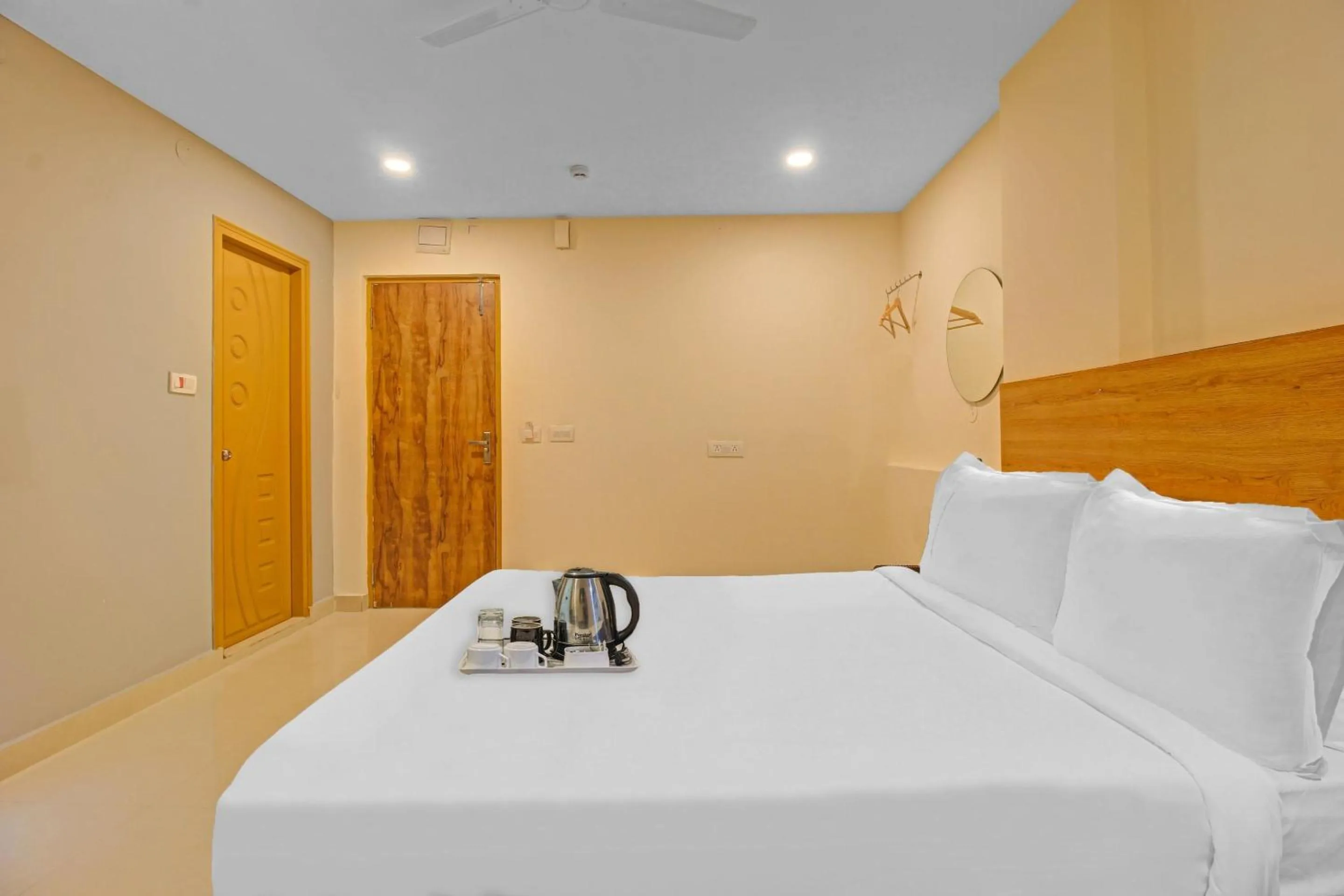 Bedroom, Bed in Townhouse Whiteridge Gachibowli Near AIG Hospital