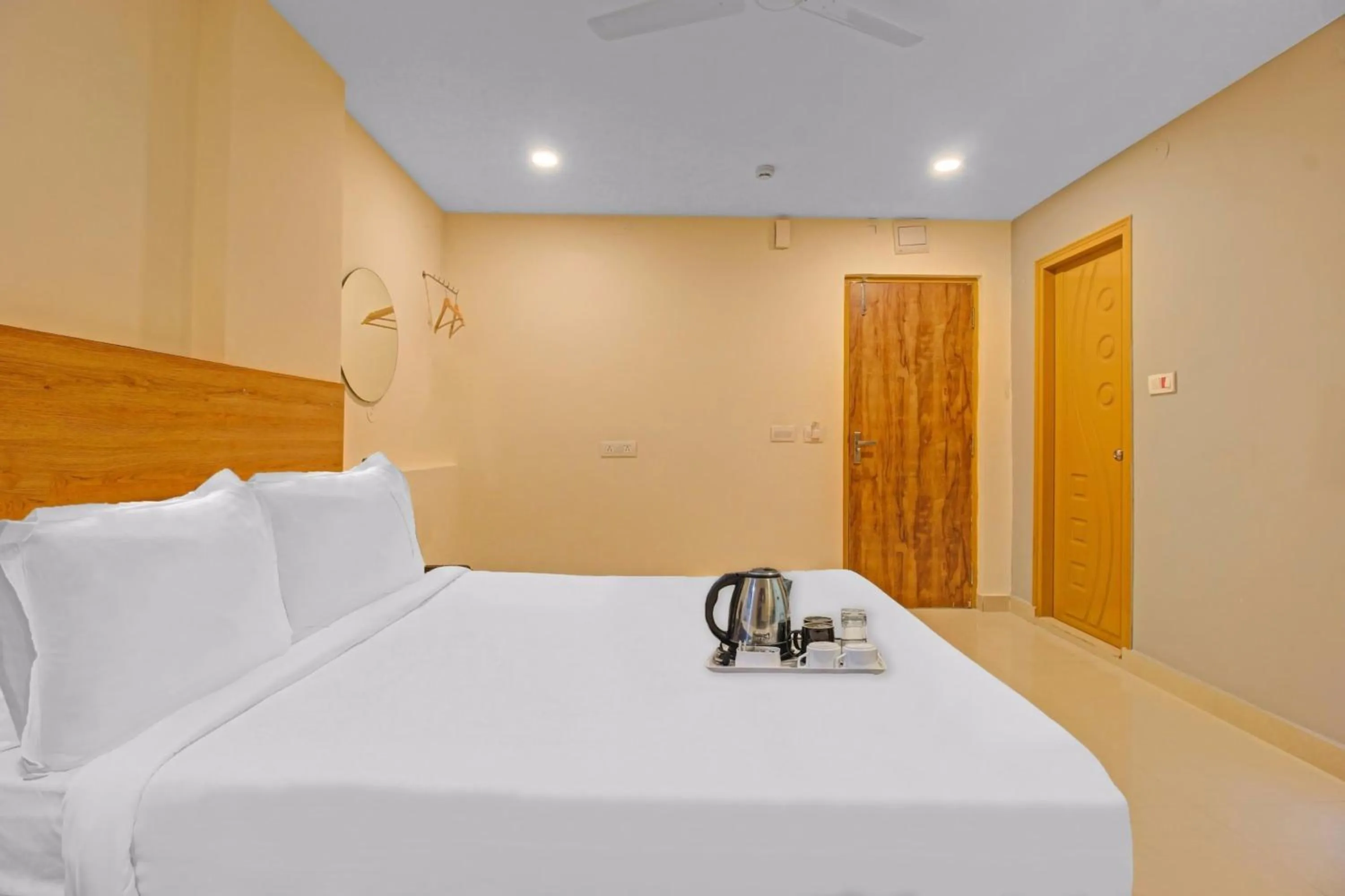 Bedroom, Bed in Townhouse Whiteridge Gachibowli Near AIG Hospital