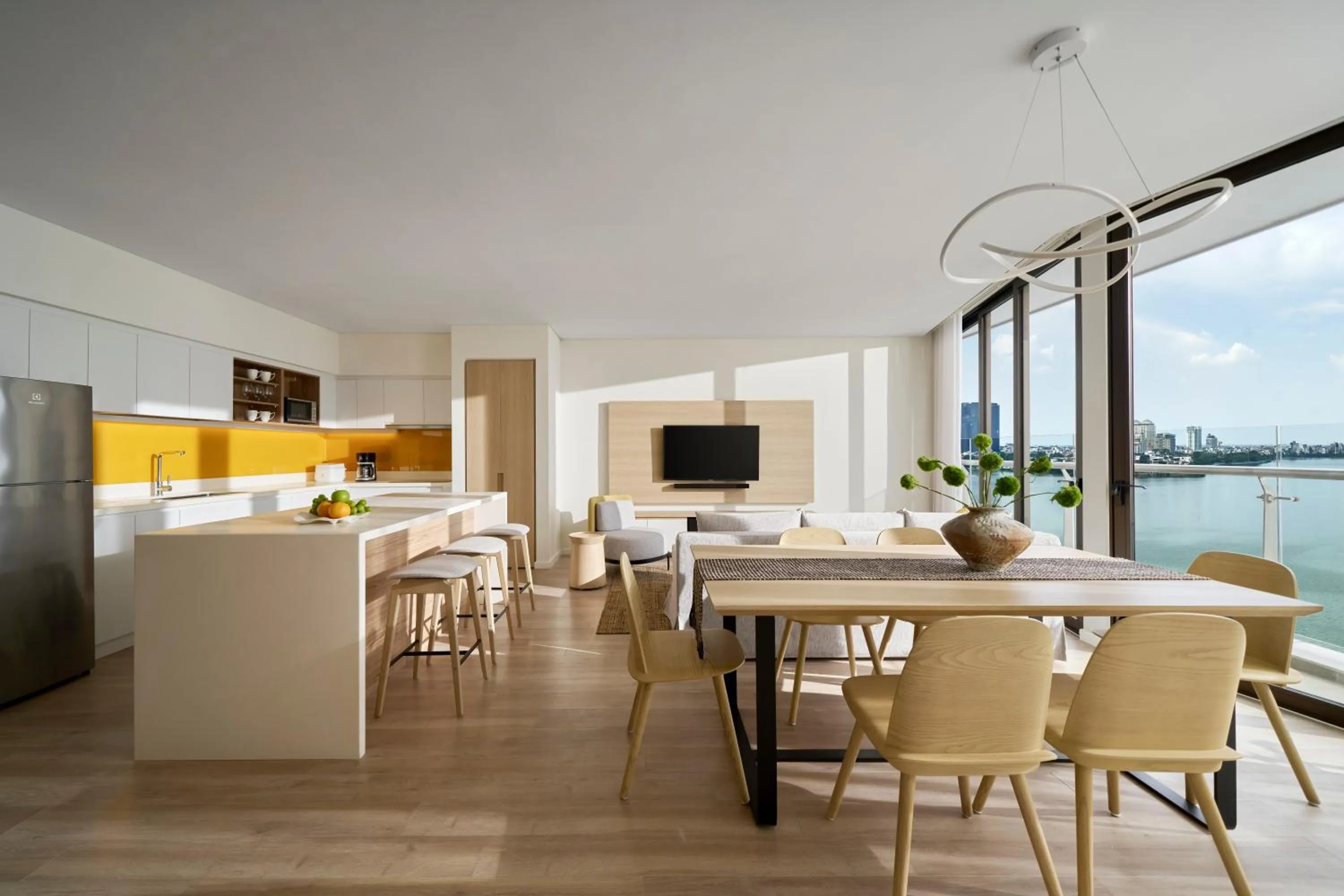 Living room in PARKROYAL Serviced Suites Hanoi