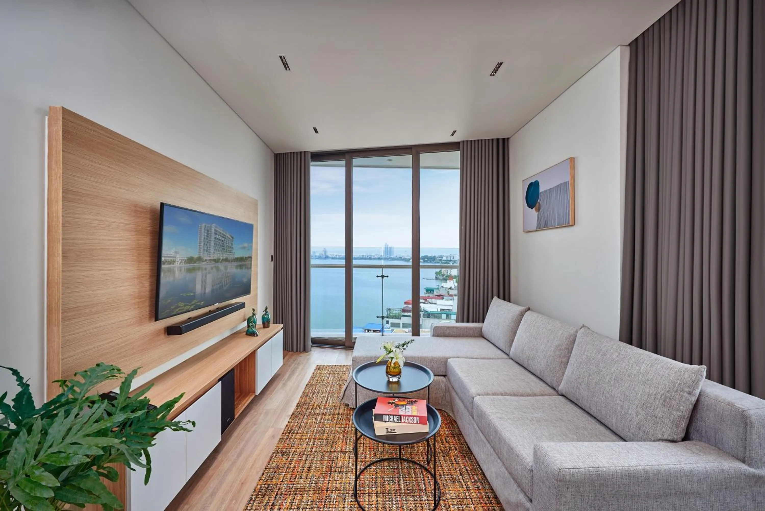 Living room in PARKROYAL Serviced Suites Hanoi