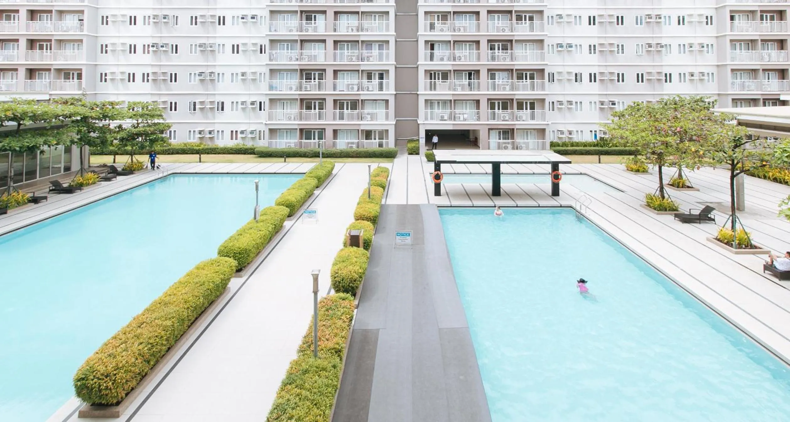 Property building in Jamah's Staycation at SMDC Trees Residences by RedDoorz