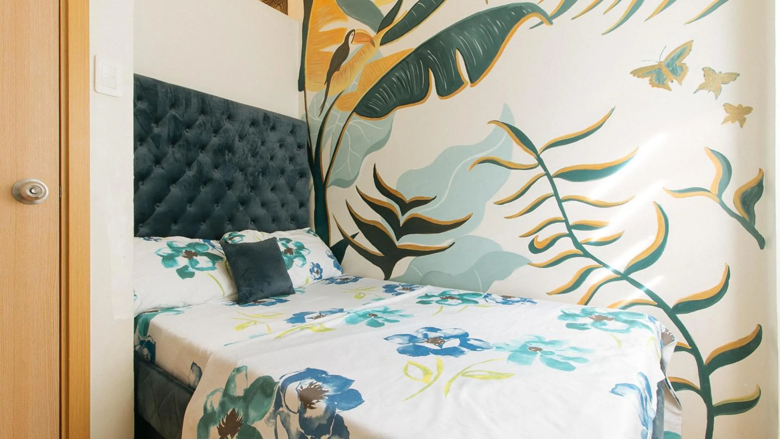 Bed in Jamah's Staycation at SMDC Trees Residences by RedDoorz