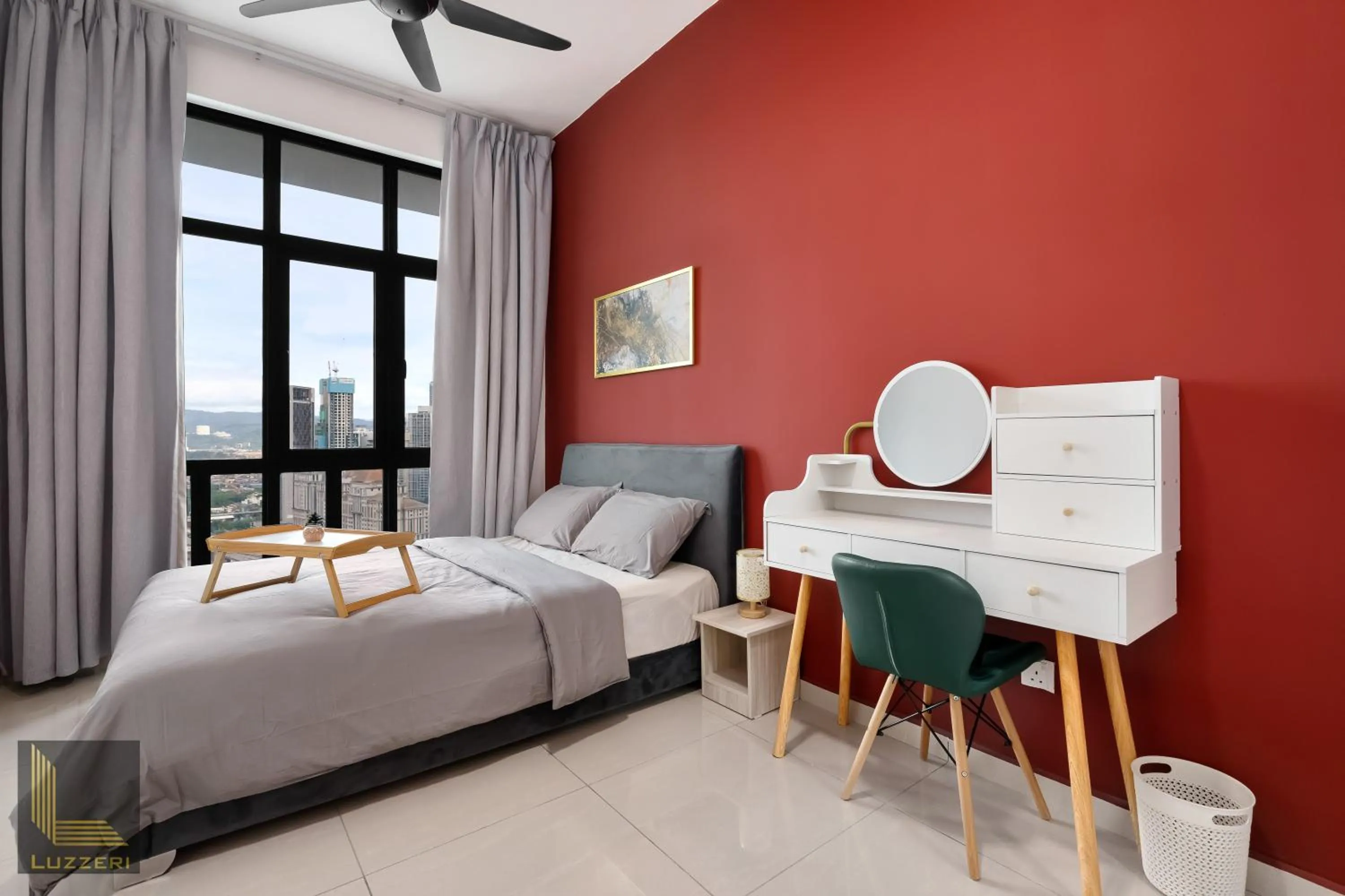 Bed in Legasi Kampung Baru Guesthouse