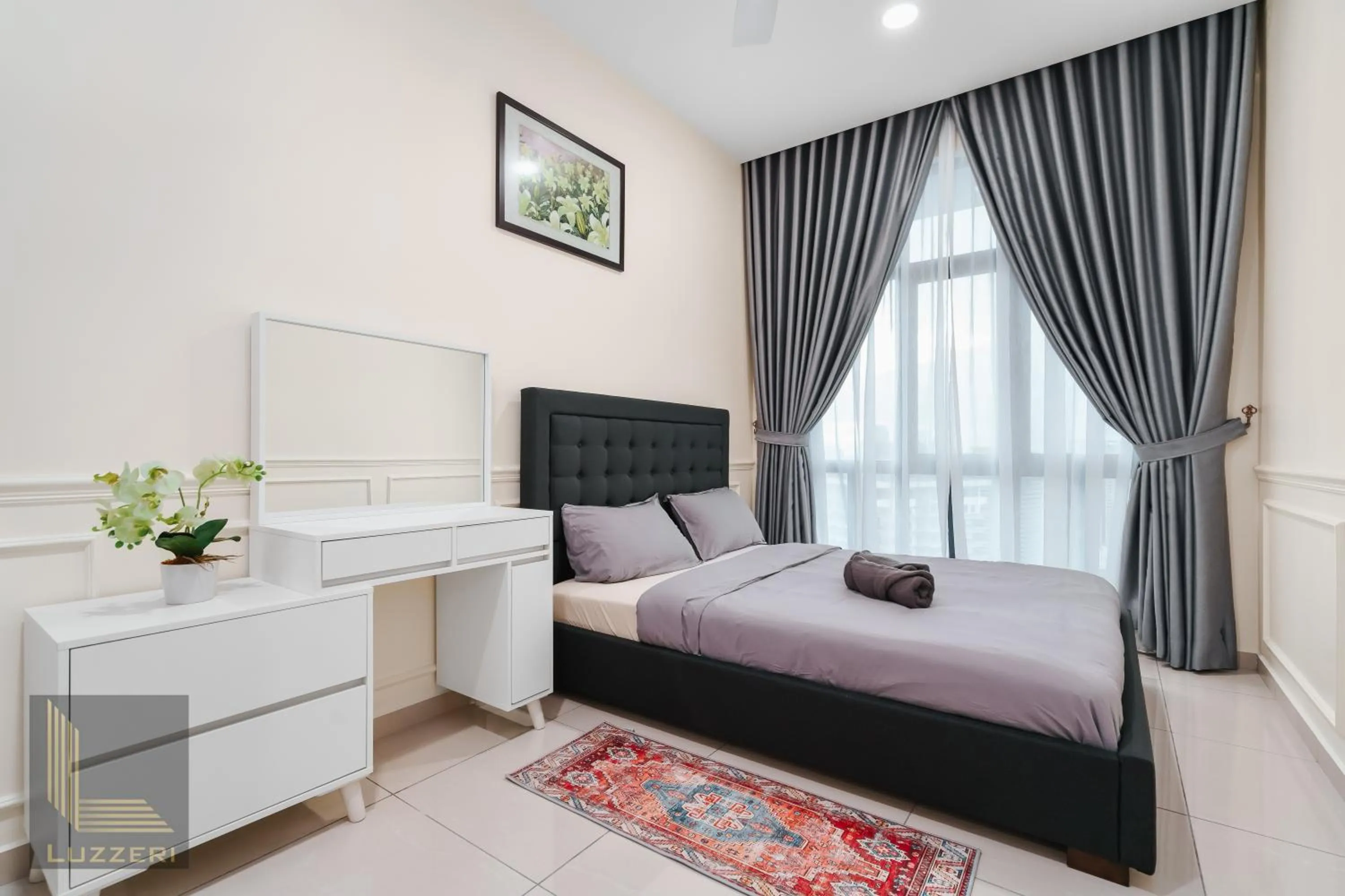 Bed in Legasi Kampung Baru Guesthouse