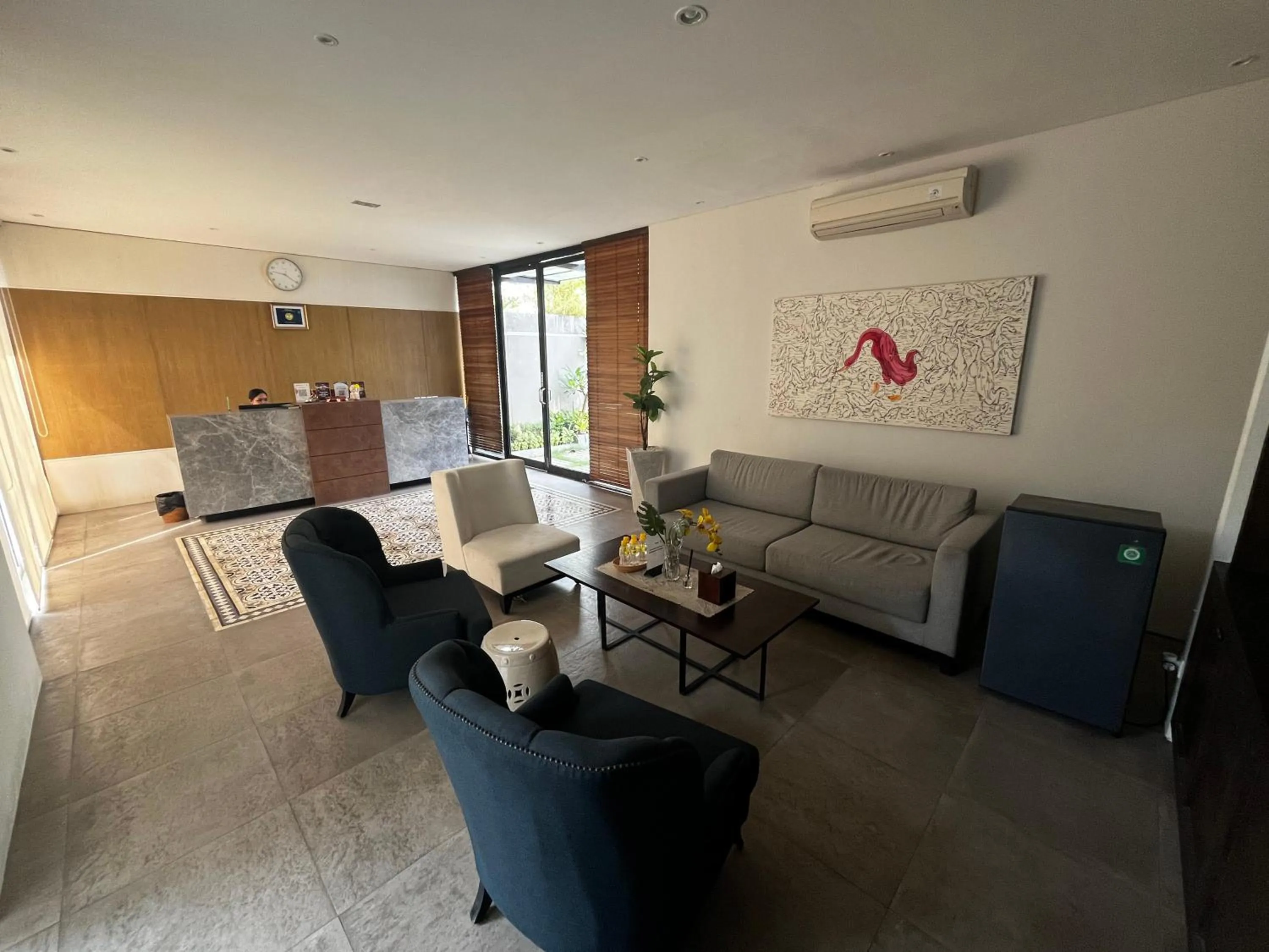 Lobby or reception in Nivasa Hotel