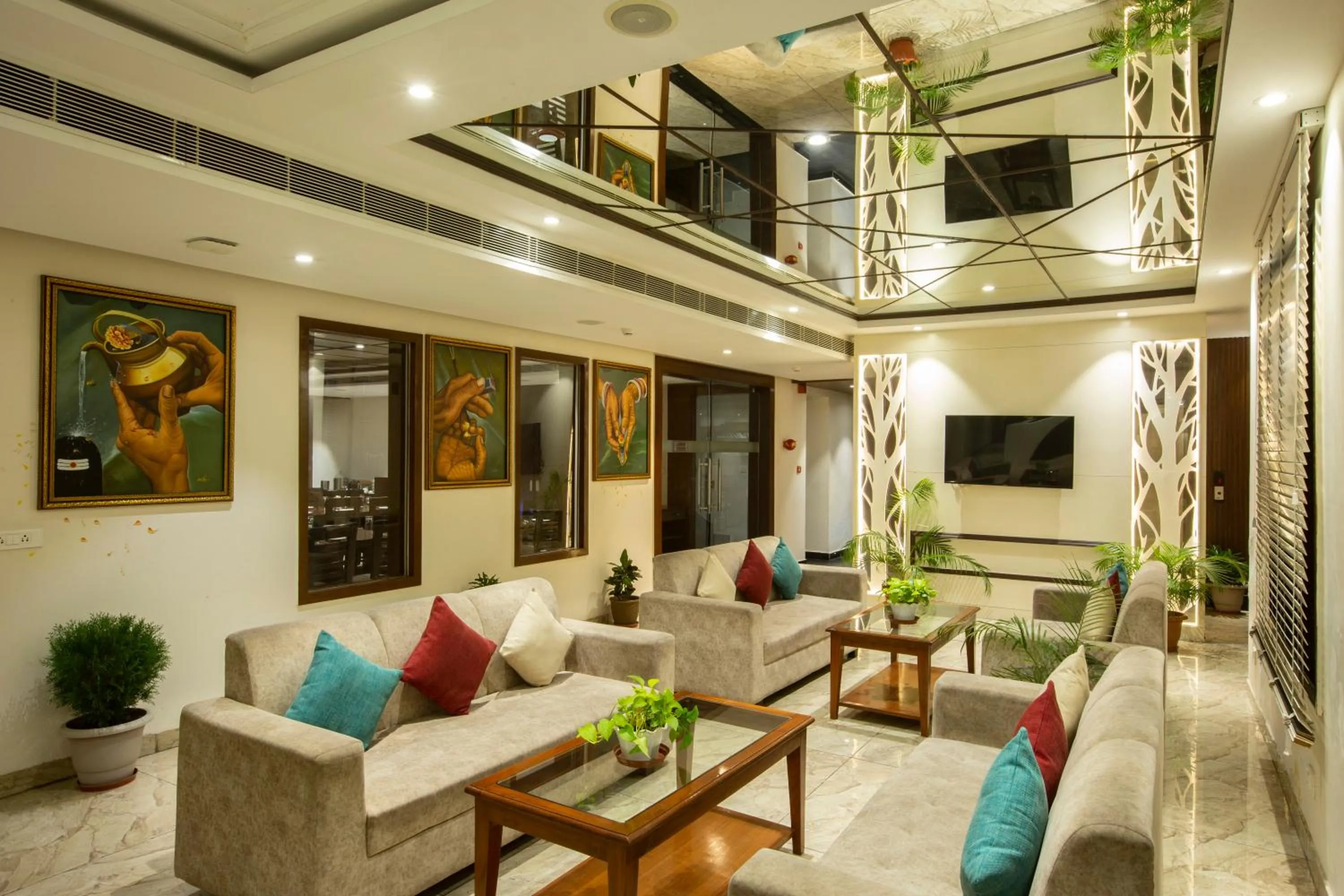 Lobby or reception in INDE Reva Resorts Rishhikesh