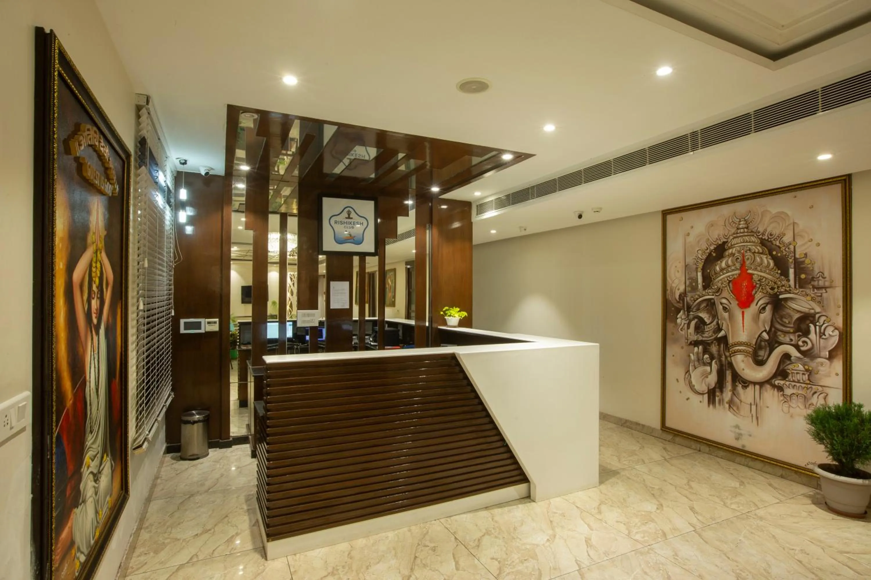 Lobby or reception in INDE Reva Resorts Rishhikesh