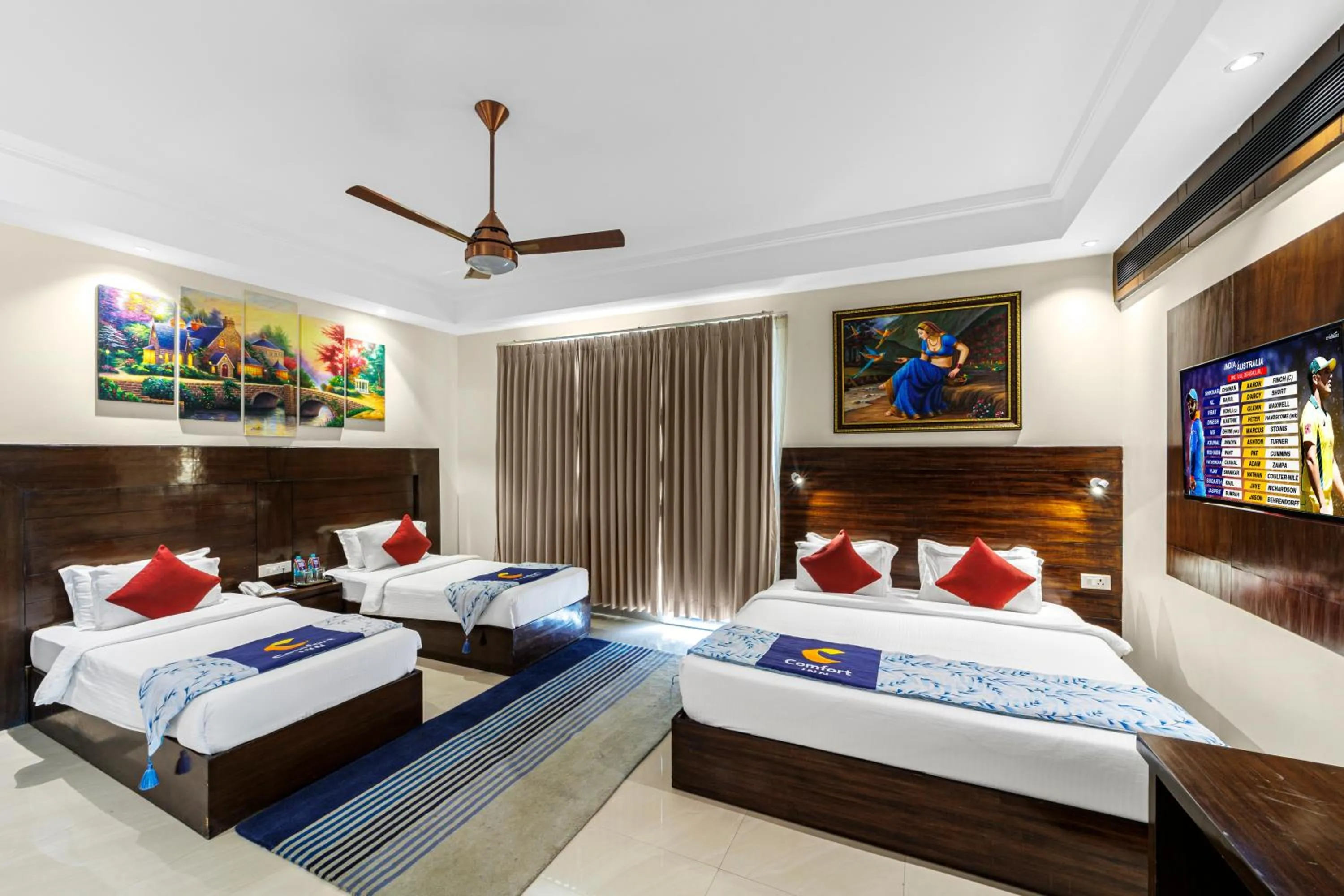 Bed in INDE Reva Resorts Rishhikesh