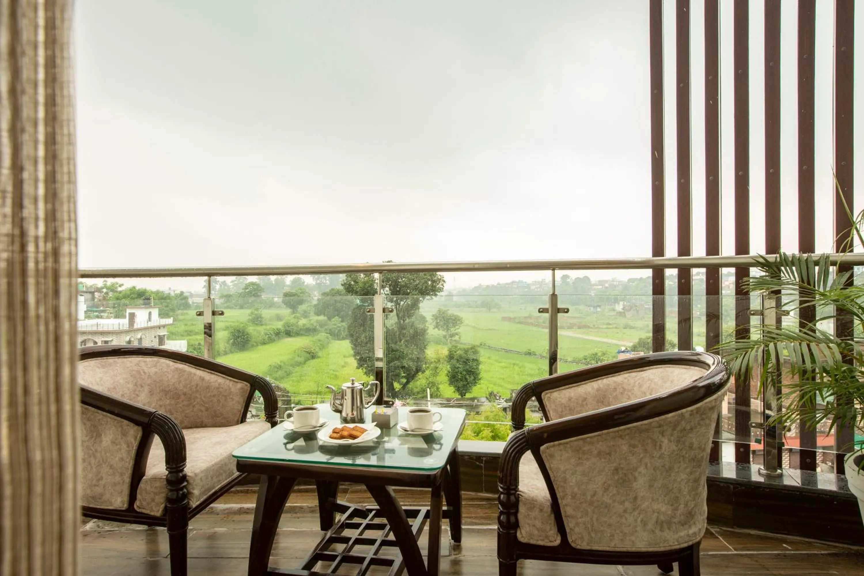 Seating area in INDE Reva Resorts Rishhikesh