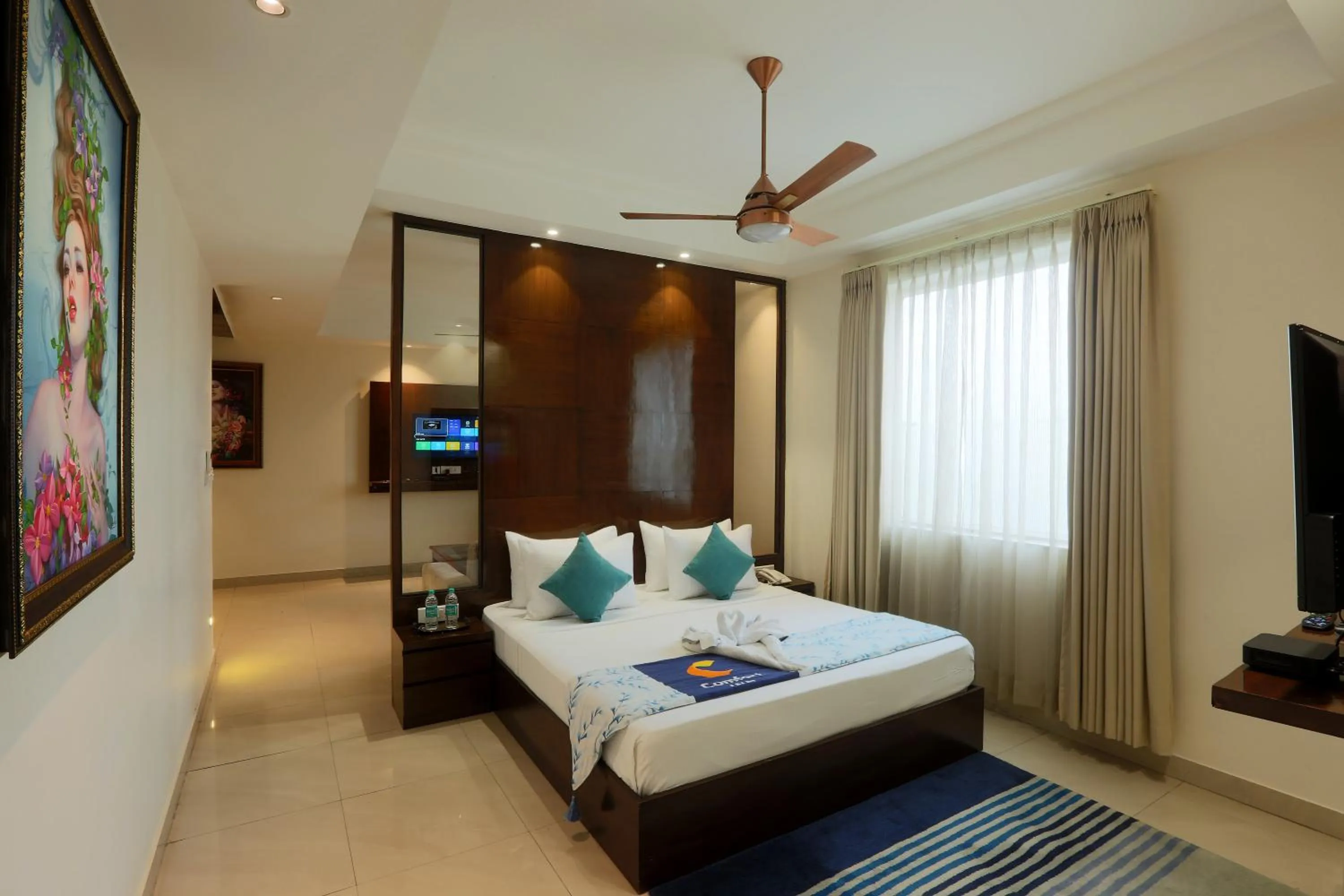 Bed in INDE Reva Resorts Rishhikesh