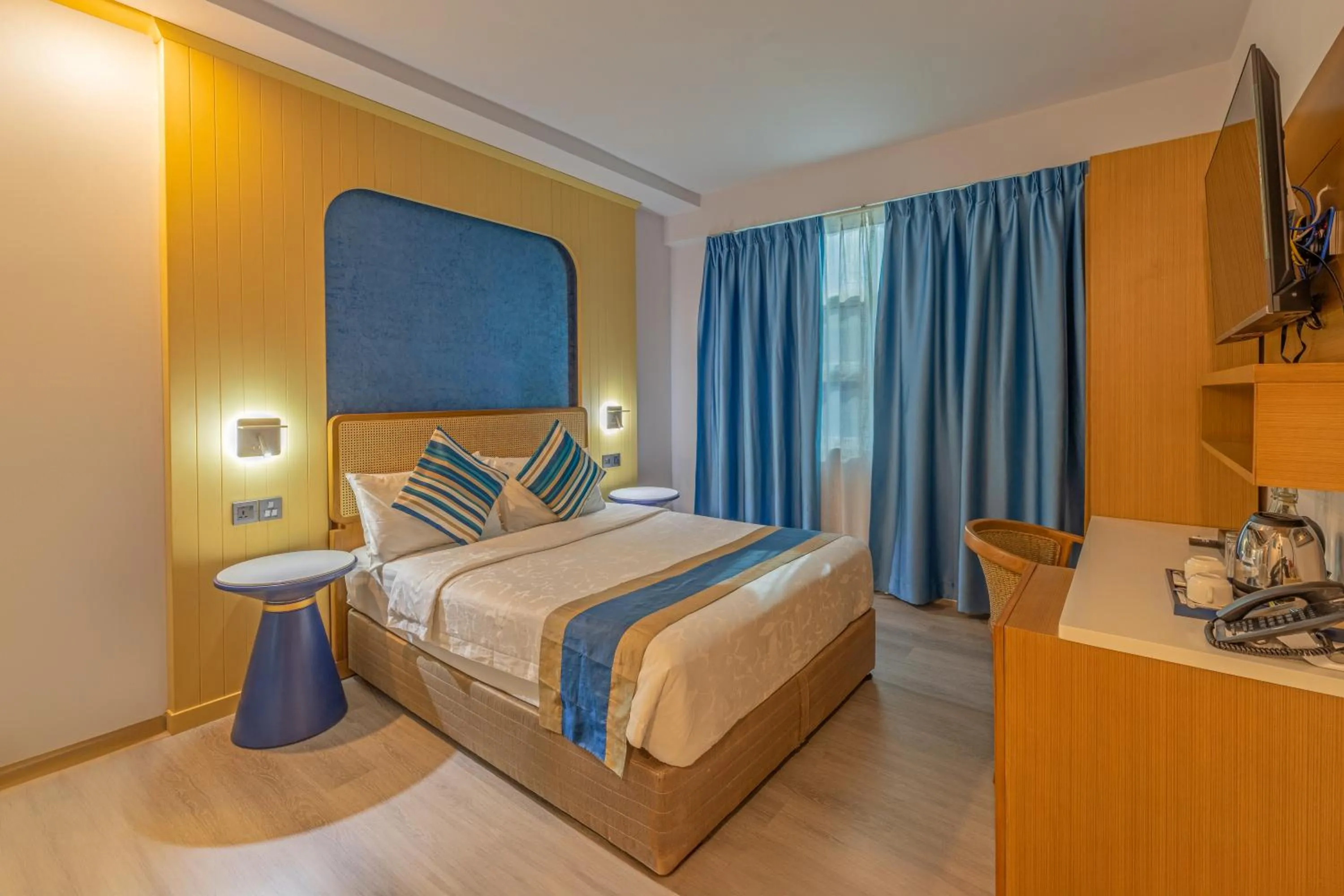 Bedroom, Bed in UMET Seaview Hotel with Free Airport Pick up and Drop T&C Apply