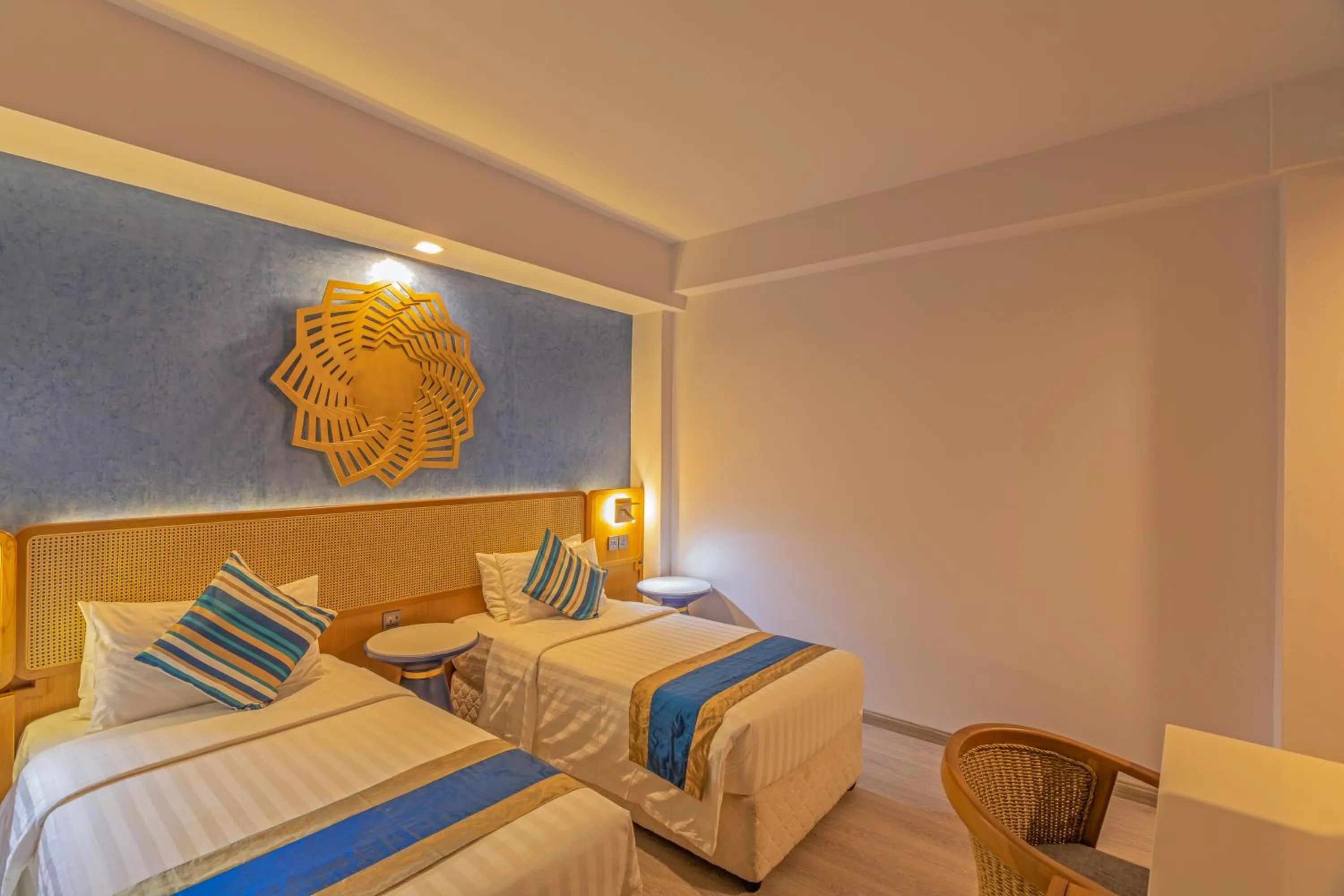 Photo of the whole room, Bed in UMET Seaview Hotel with Free Airport Pick up and Drop T&C Apply