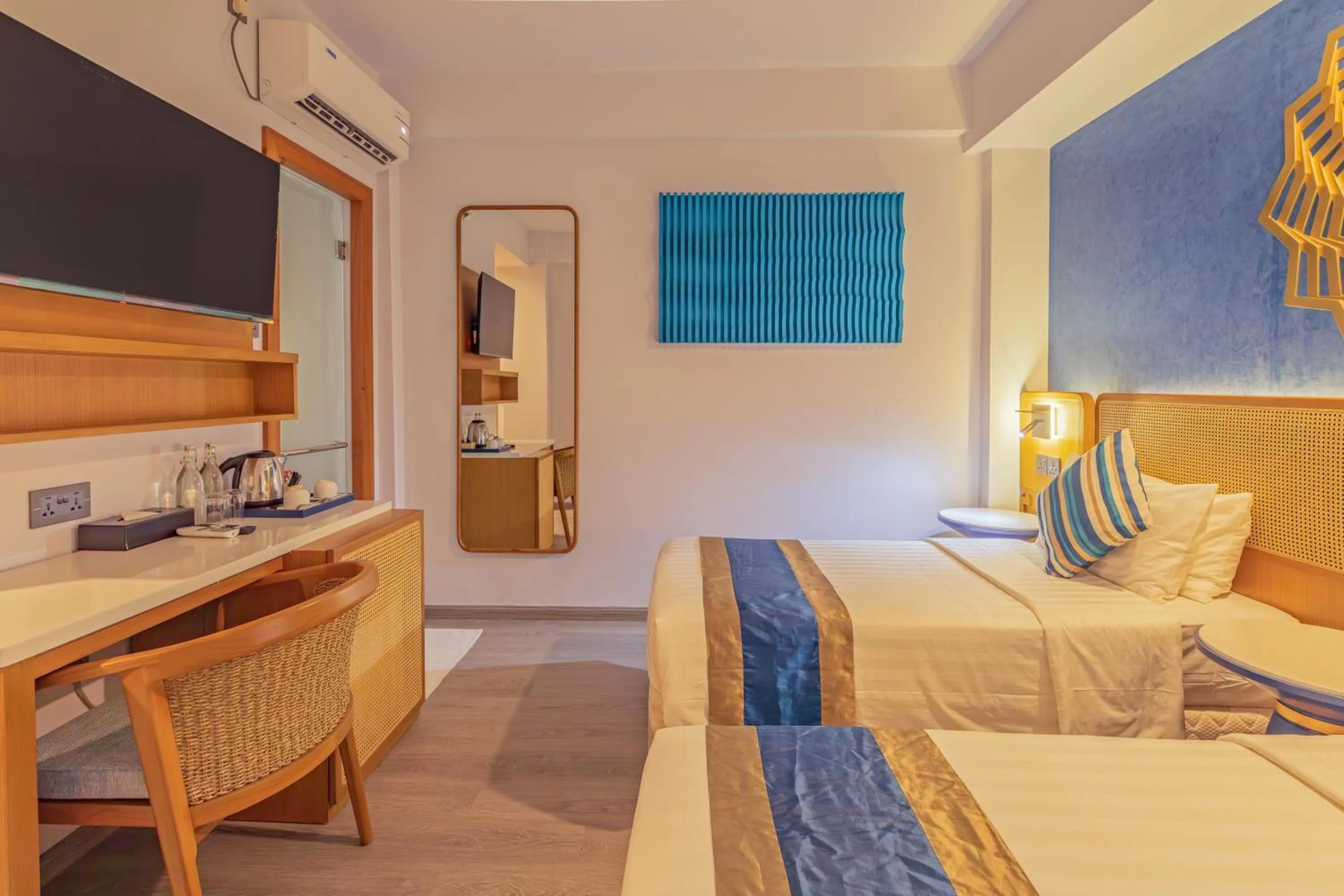 Bedroom, Bed in UMET Seaview Hotel with Free Airport Pick up and Drop T&C Apply
