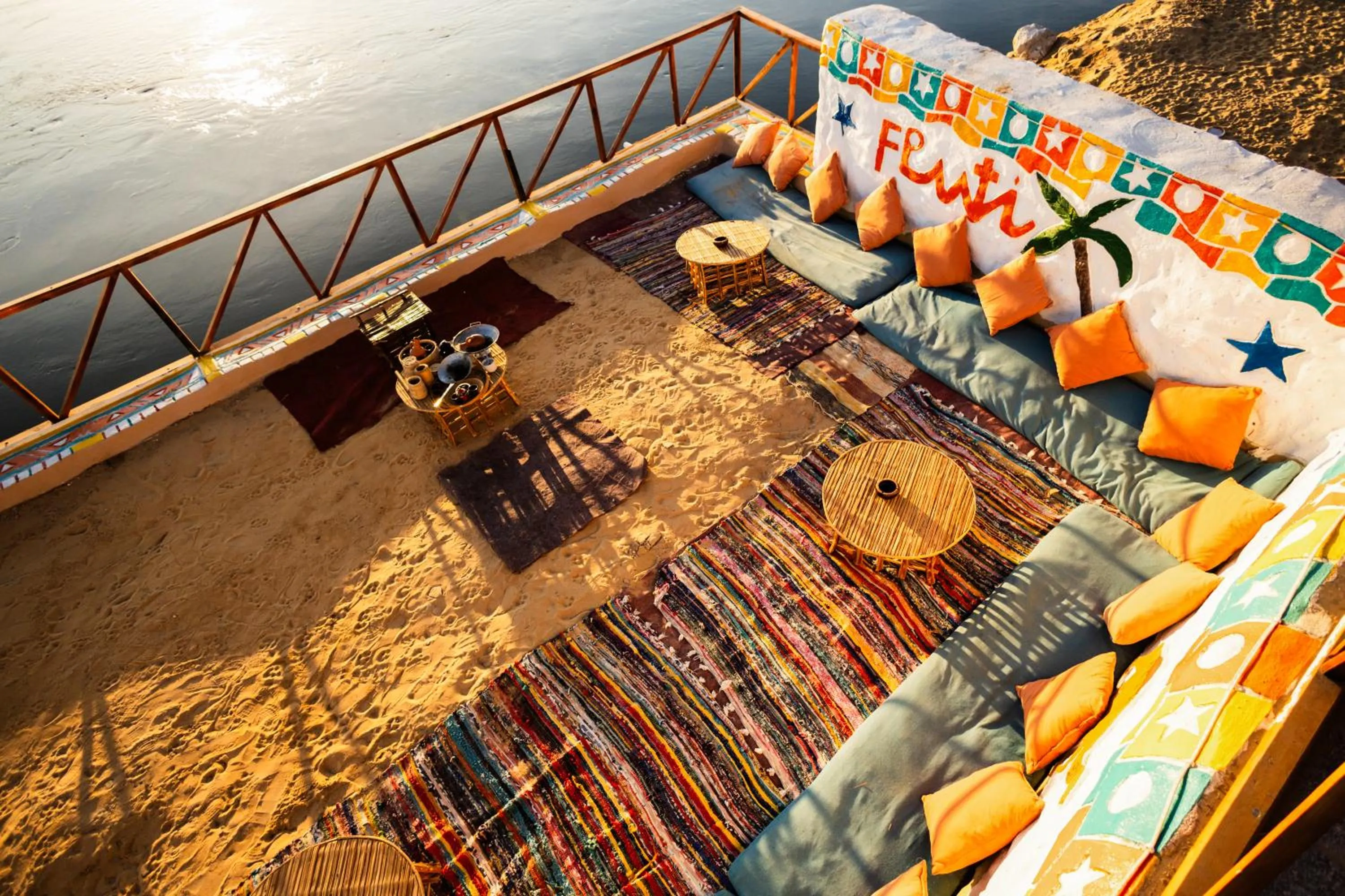 Seating area in Fenti Nubian Resort