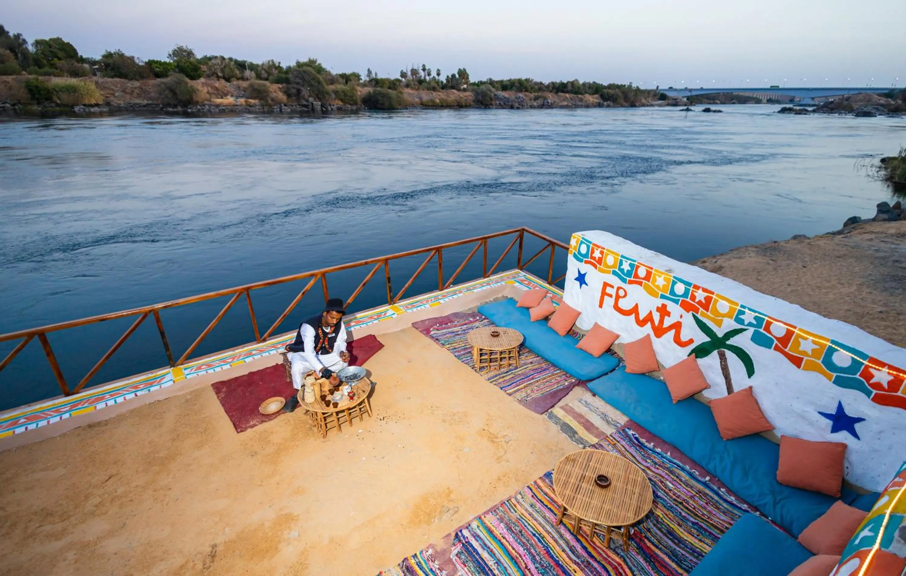 Seating area in Fenti Nubian Resort