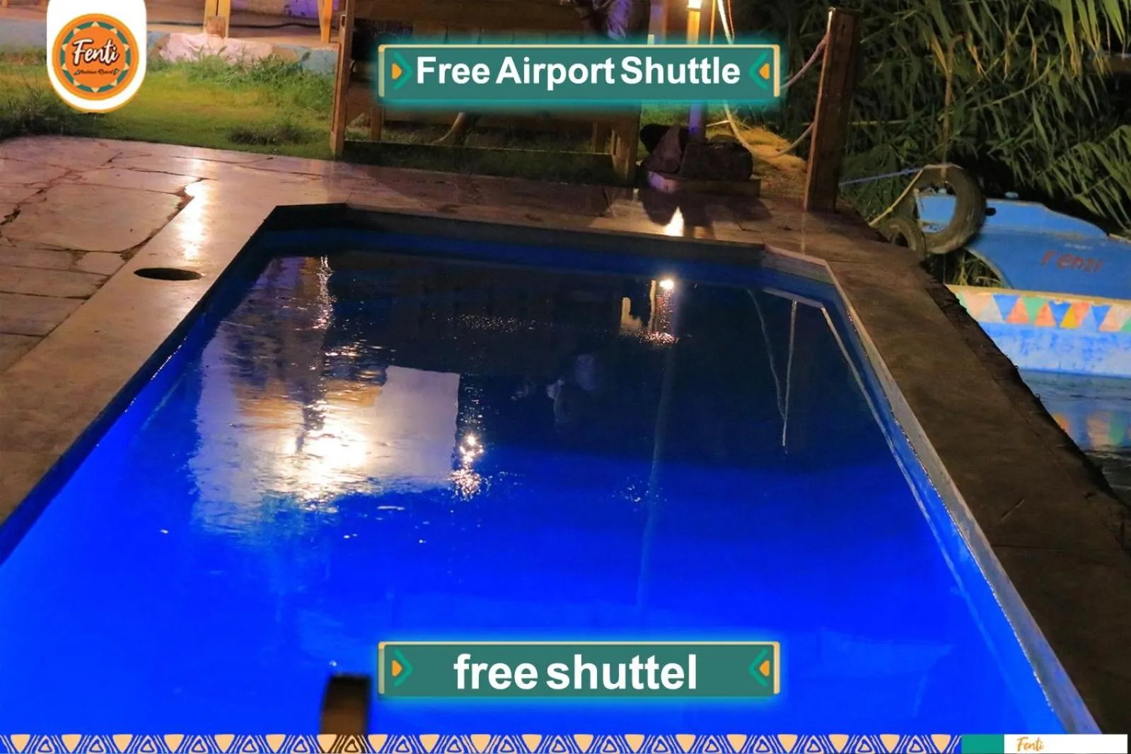 Swimming pool in Fenti Nubian Resort