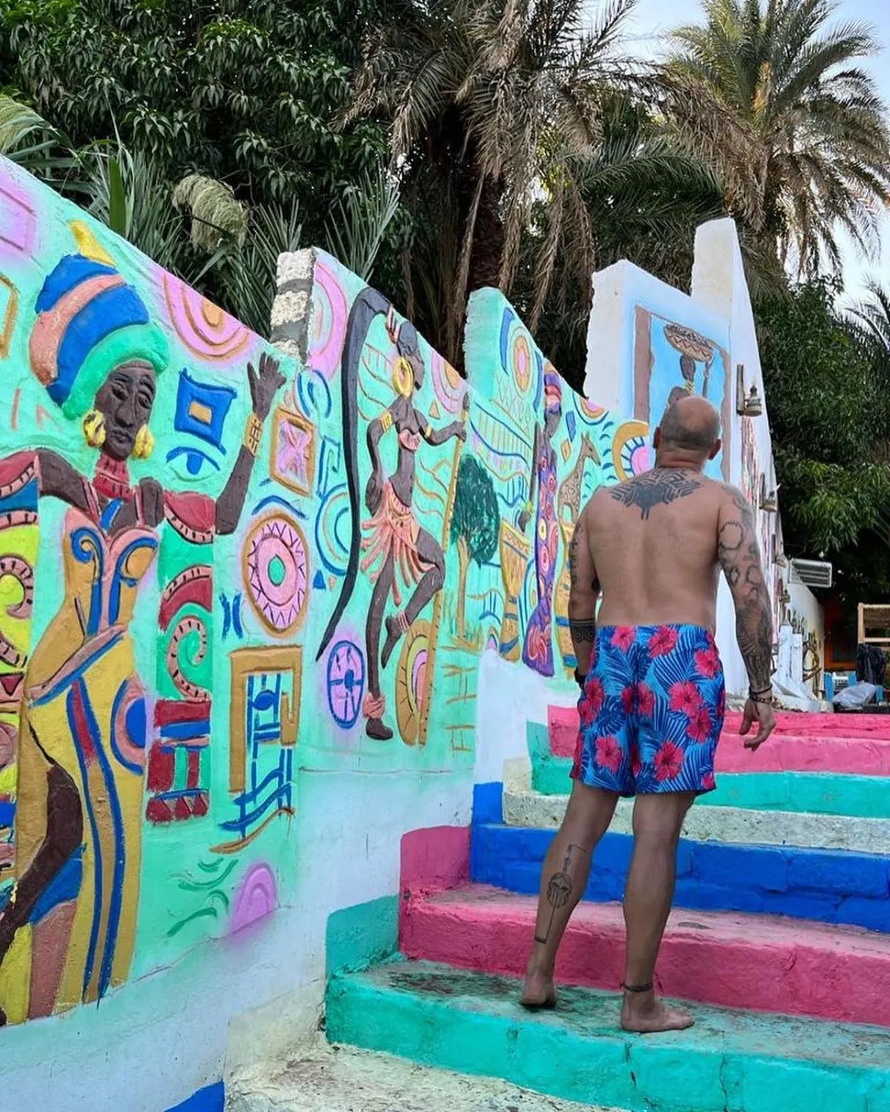 group of guests in Fenti Nubian Resort