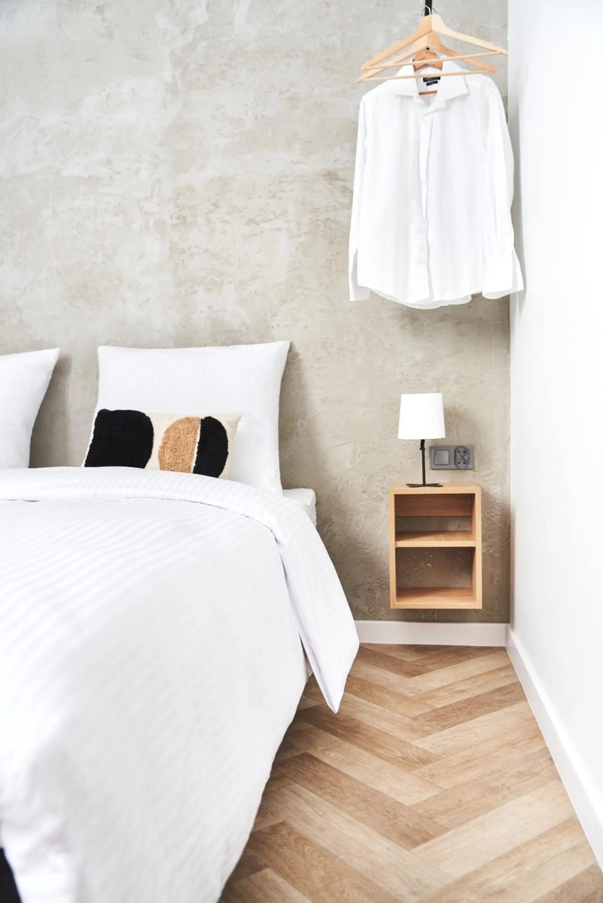 Bed in Na Fursie Apartments & Rooms