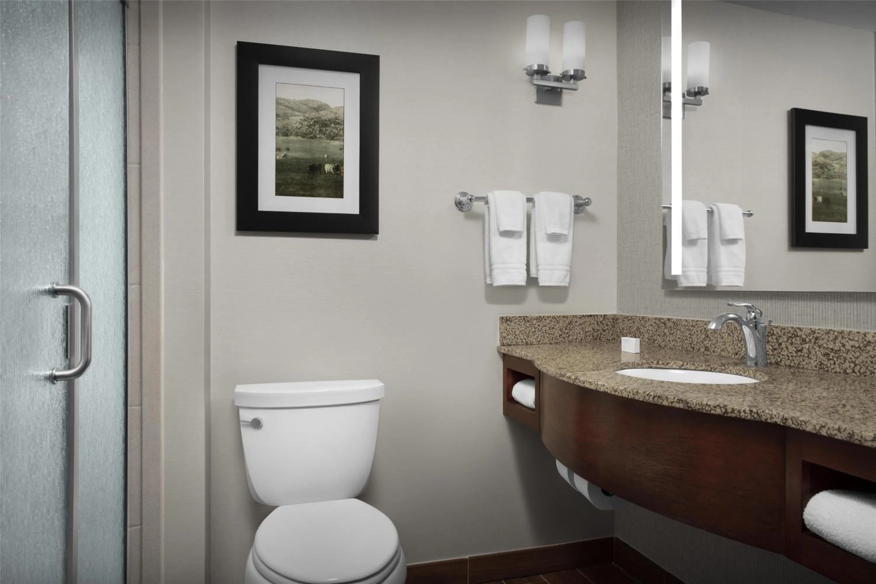 Bathroom in Hilton Garden Inn Oklahoma City/Bricktown