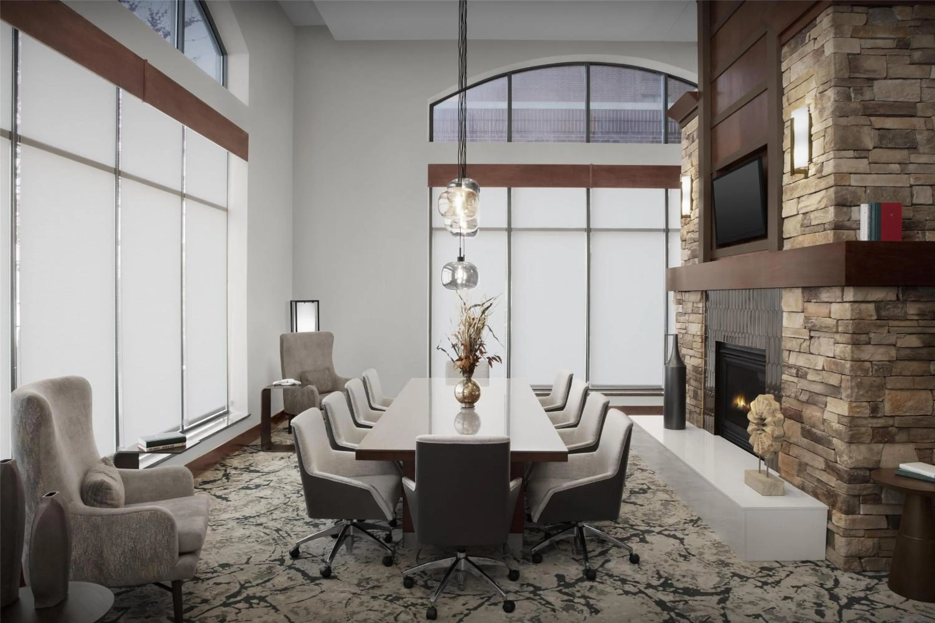 Lobby or reception in Hilton Garden Inn Oklahoma City/Bricktown