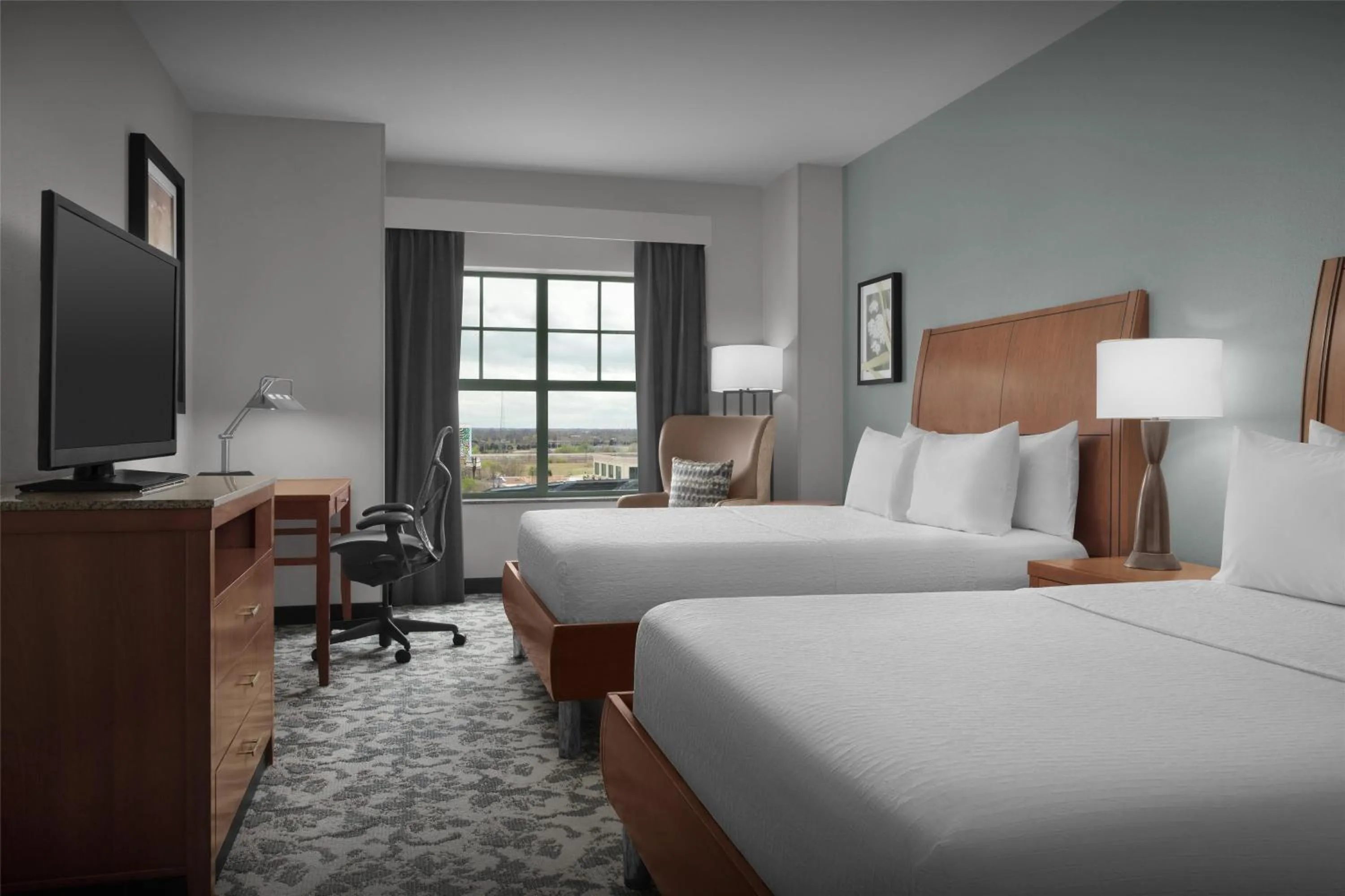 Bed in Hilton Garden Inn Oklahoma City/Bricktown