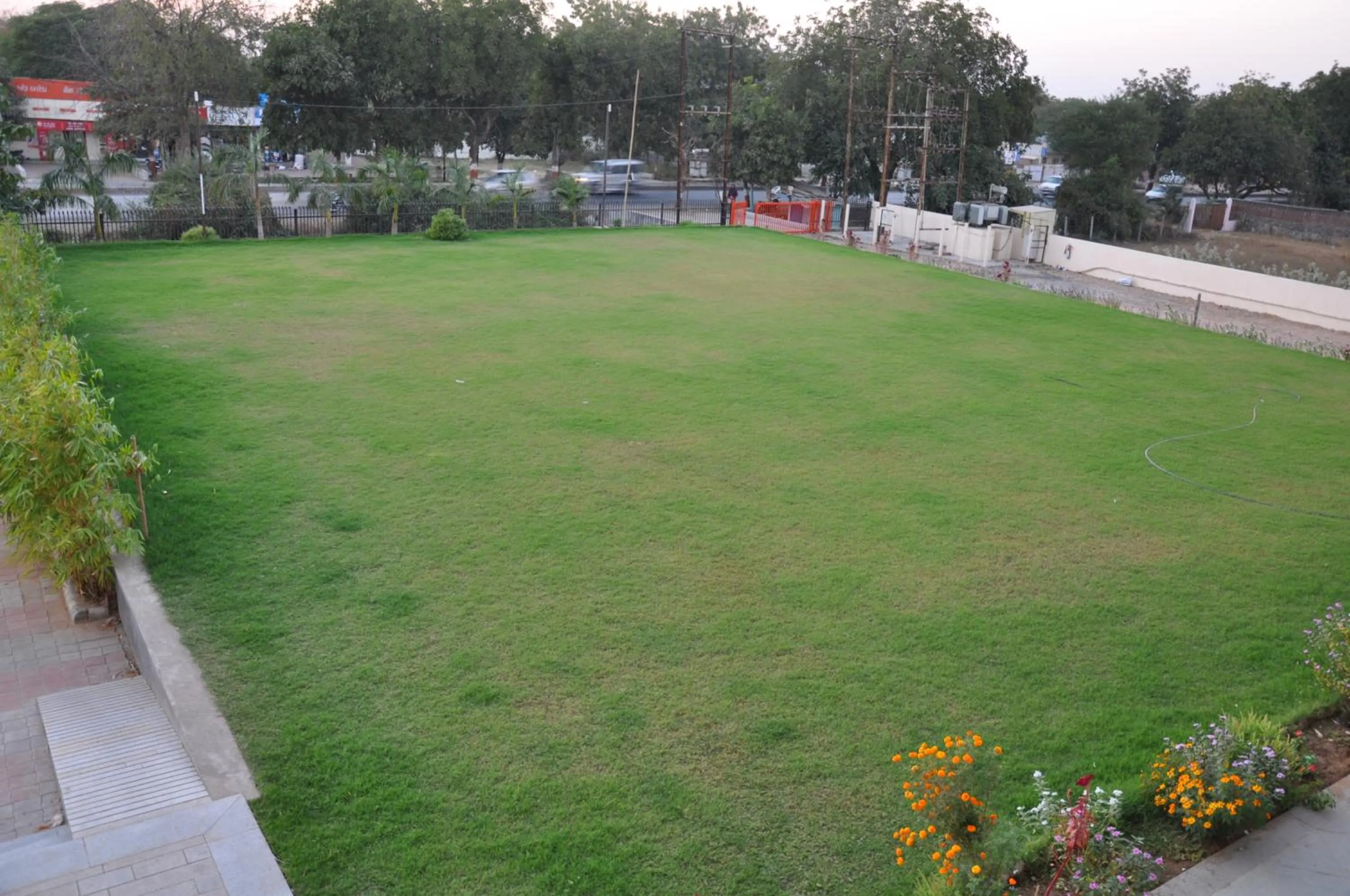 Garden in Pride Biznotel Manjusar Vadodara Near Sokhda Lake