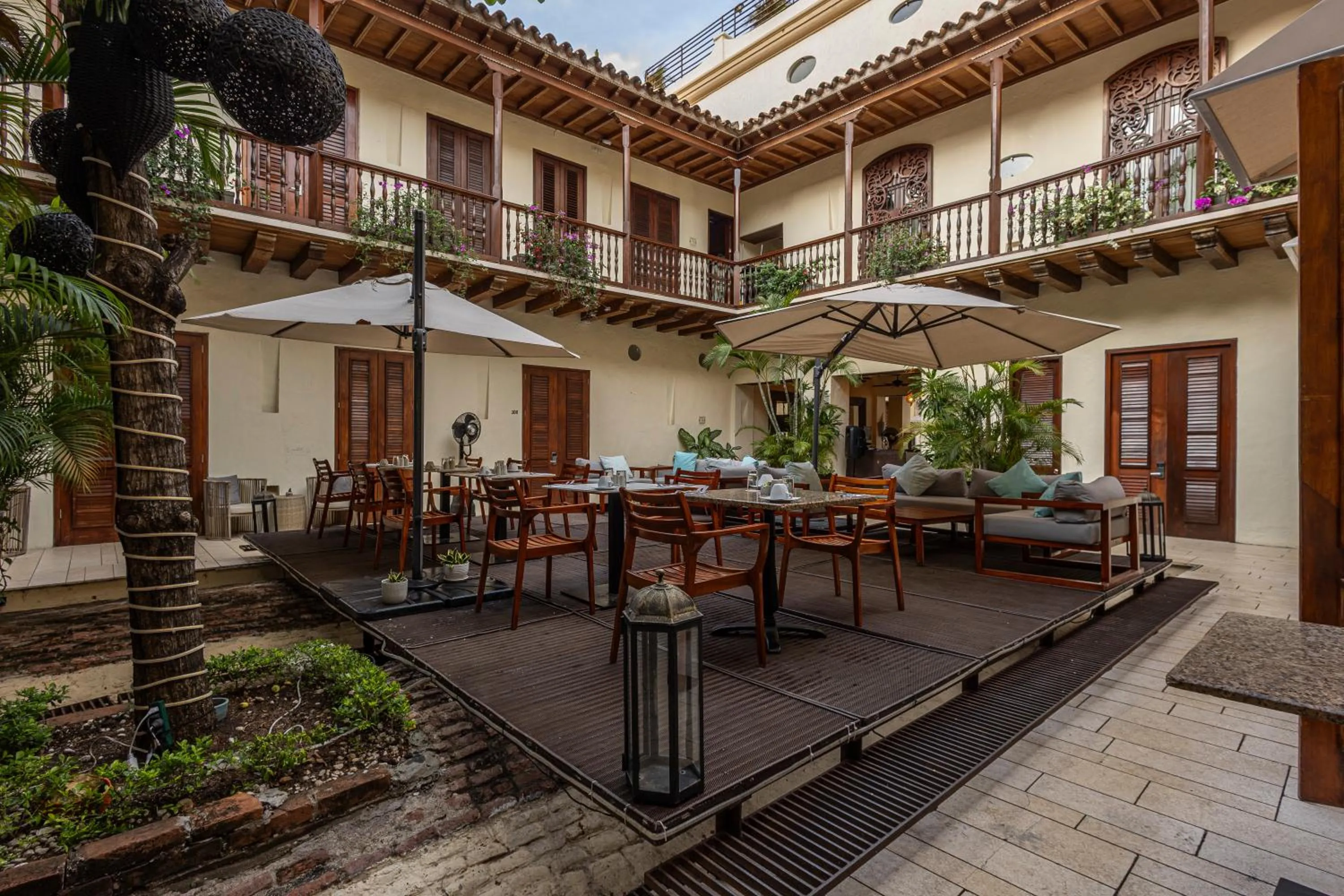 Patio in Ananda Hotel Boutique