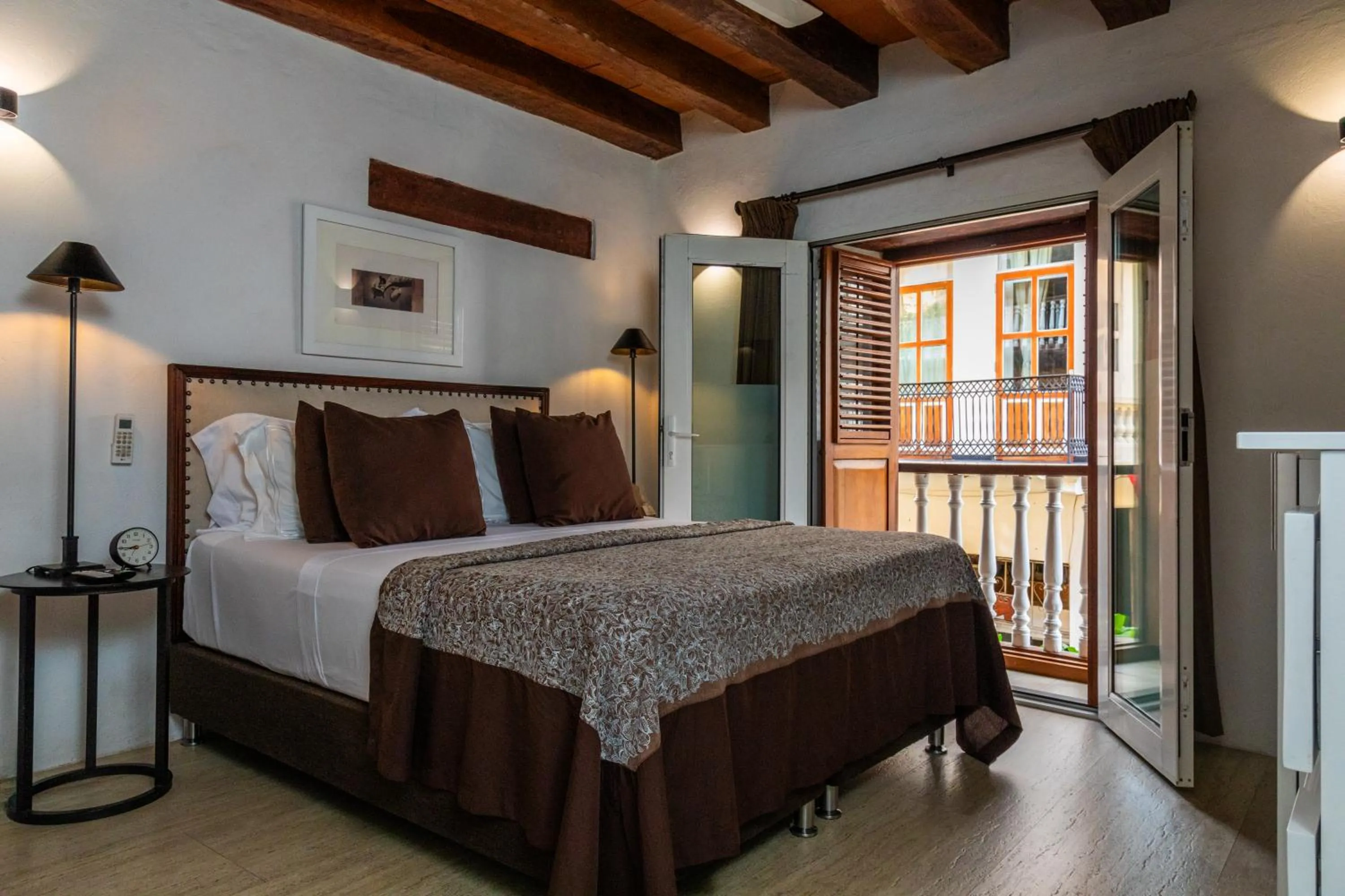 Bed in Hotel Boutique Casa del Coliseo