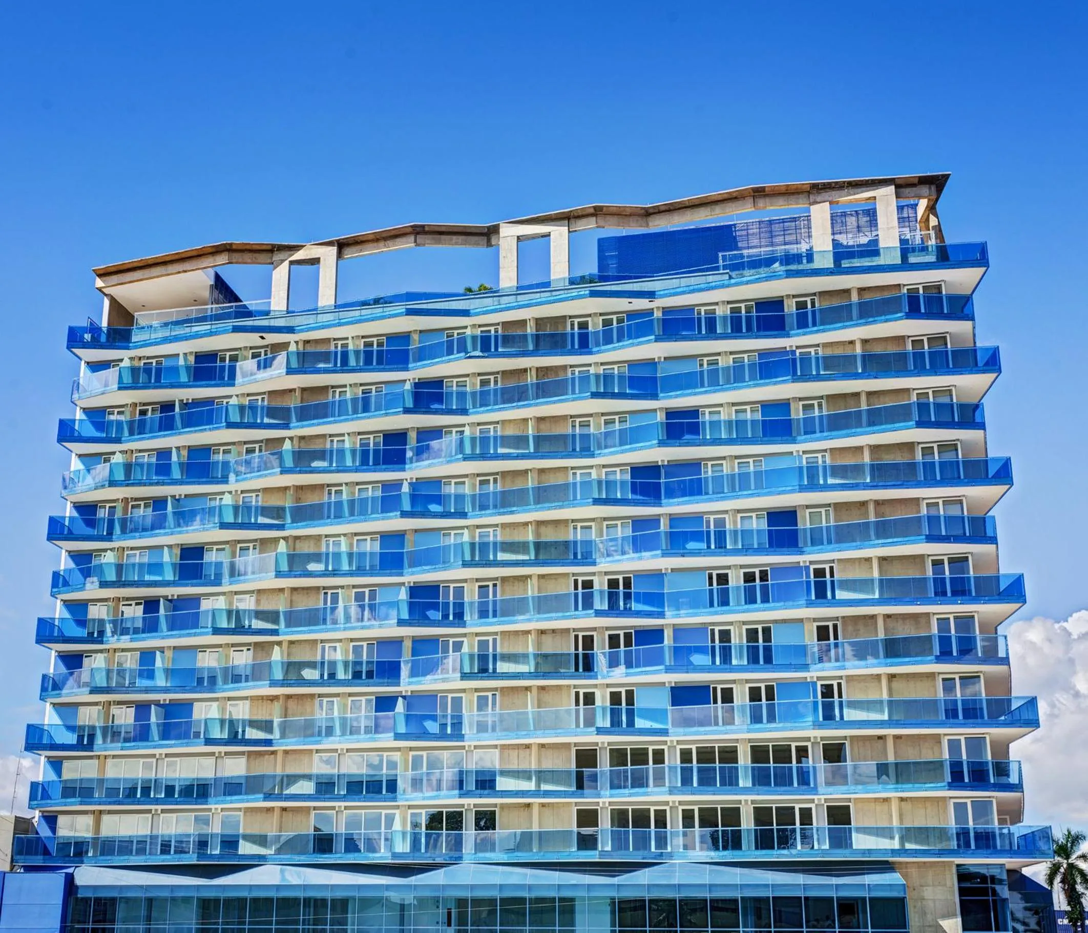 Facade/entrance in Cosmos Pacifico Hotel