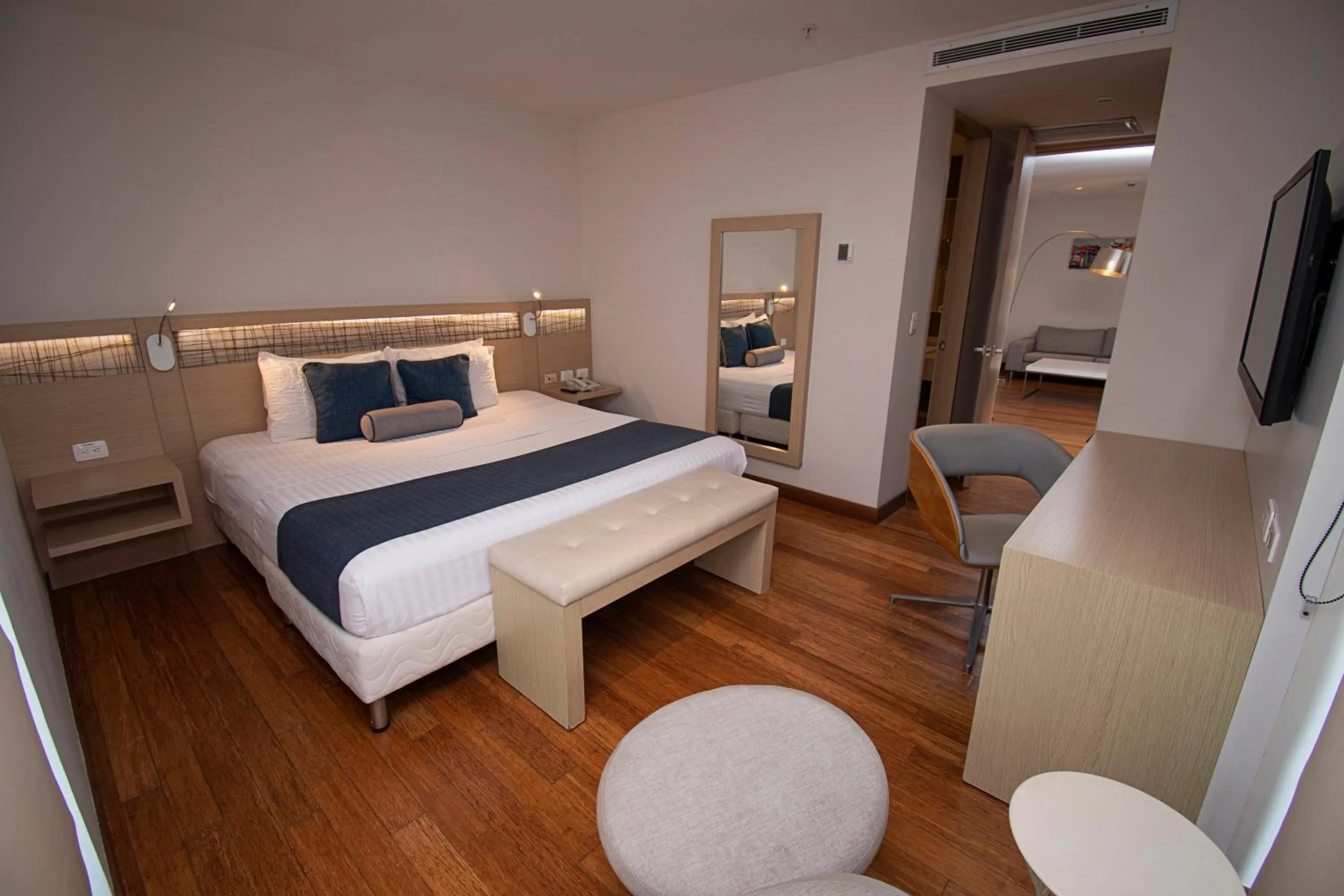 Bed in Cosmos Pacifico Hotel