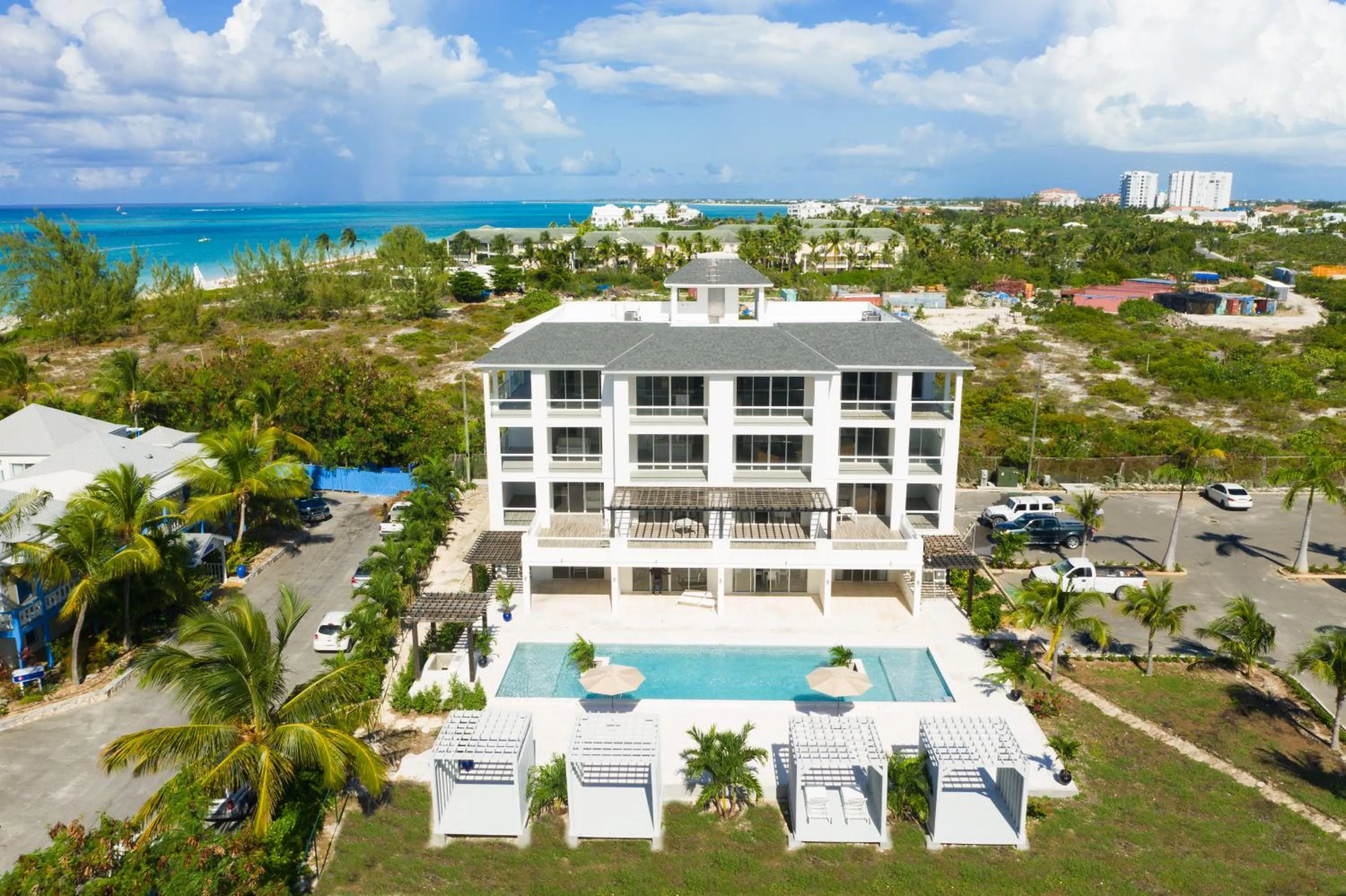 Bird's eye view in The Tides, Grace Bay