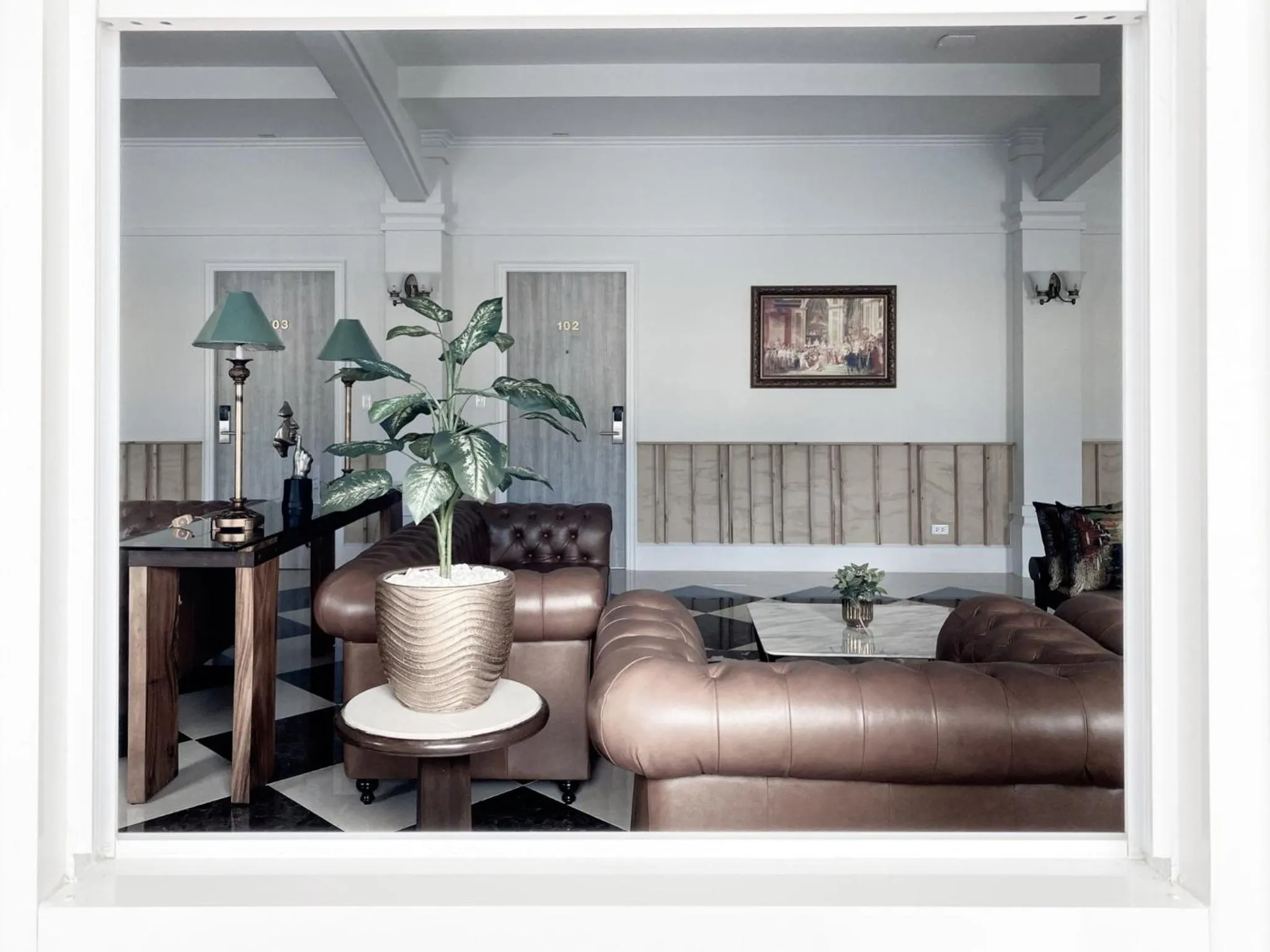 Lobby or reception in Le Cannes Hotel