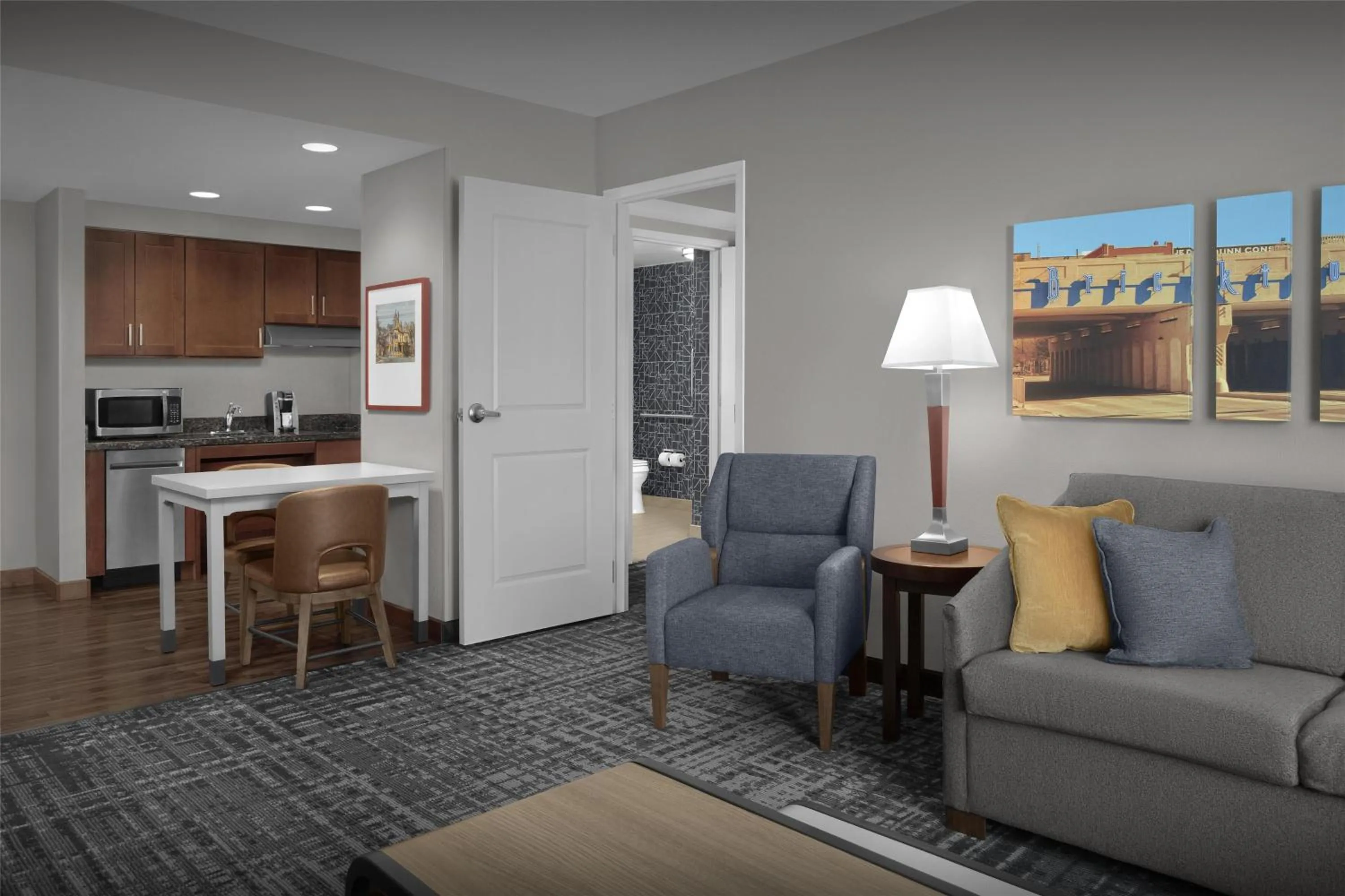 Kitchen or kitchenette in Homewood Suites by Hilton Oklahoma City-Bricktown