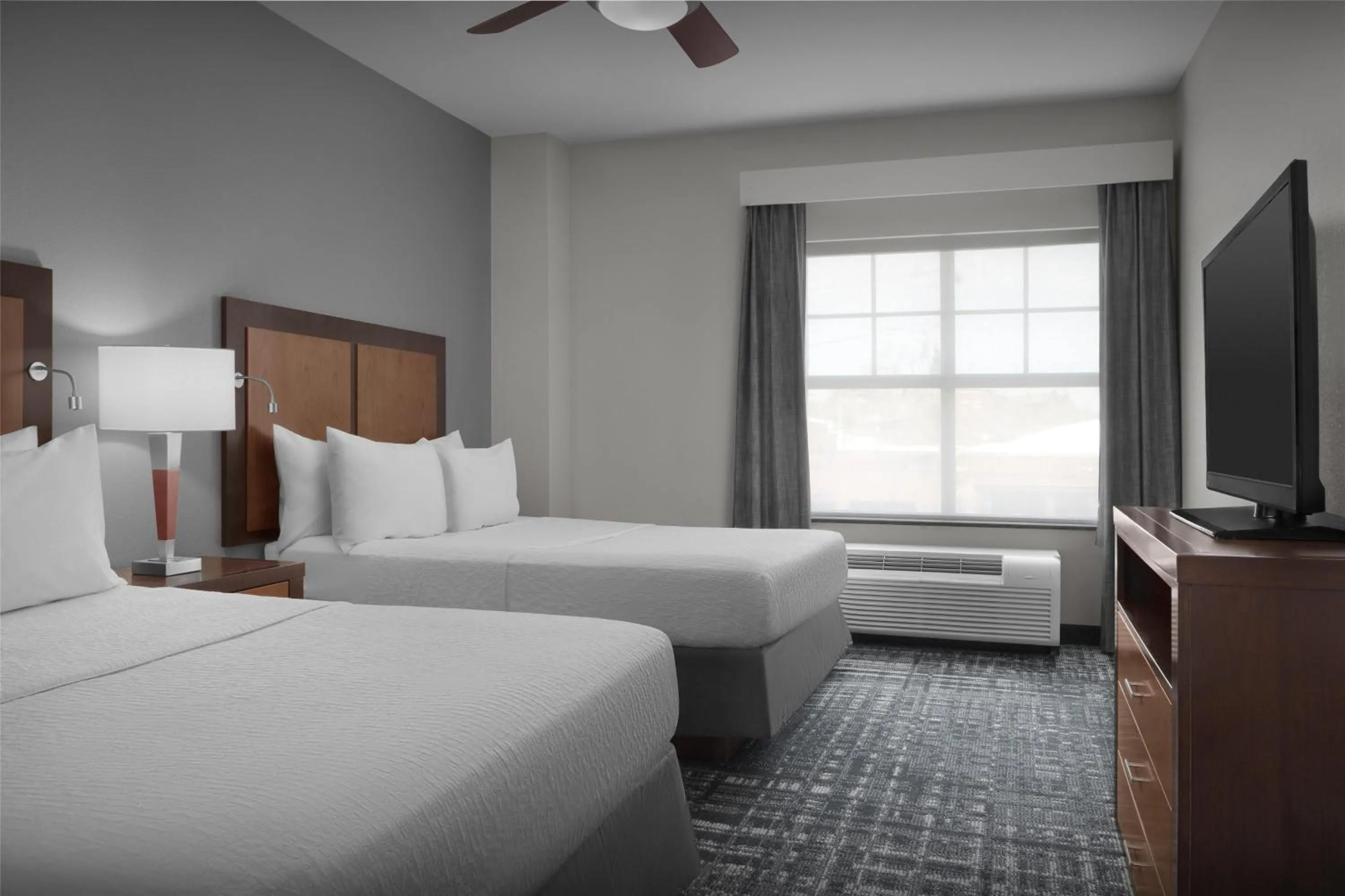 Bed in Homewood Suites by Hilton Oklahoma City-Bricktown