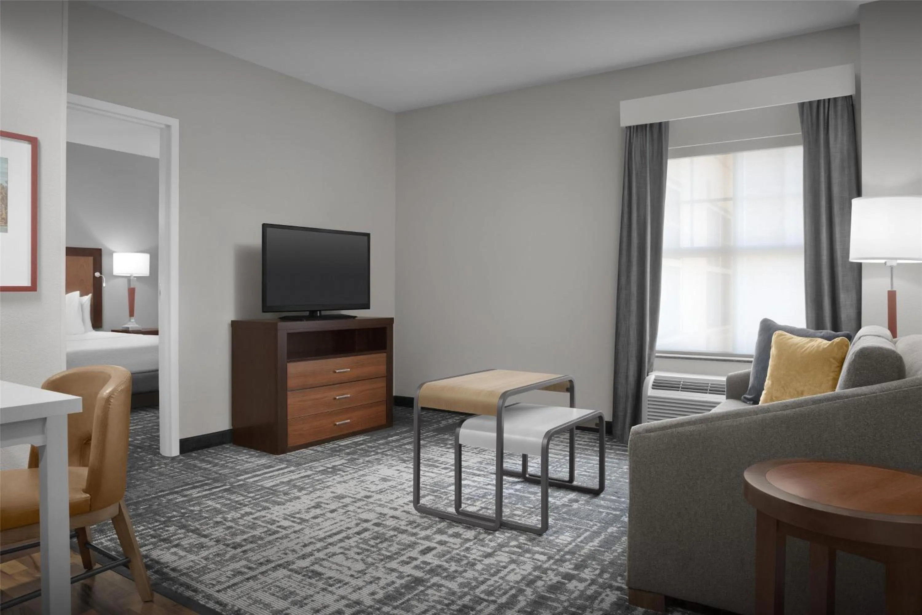 Living room in Homewood Suites by Hilton Oklahoma City-Bricktown