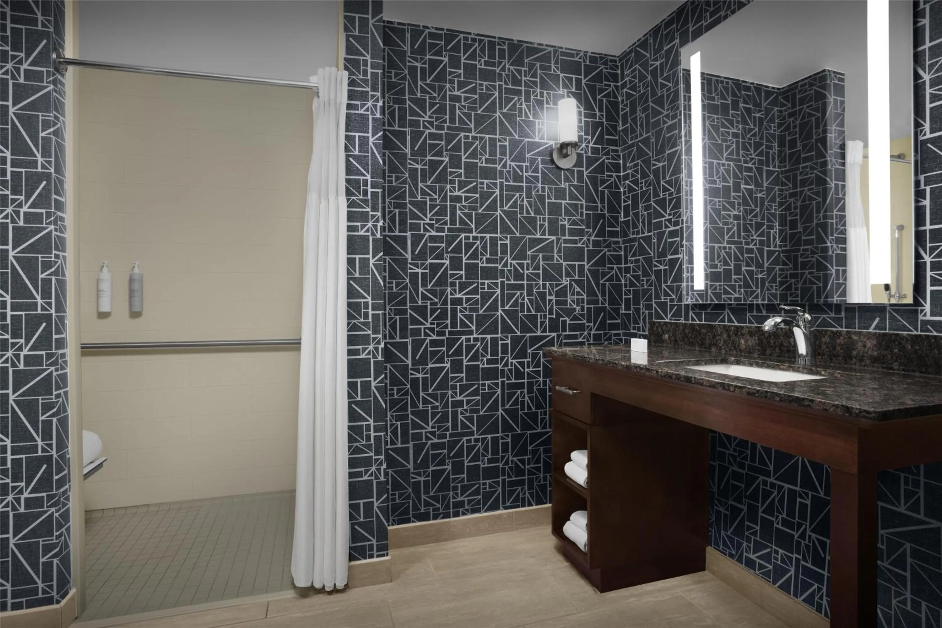 Bathroom in Homewood Suites by Hilton Oklahoma City-Bricktown