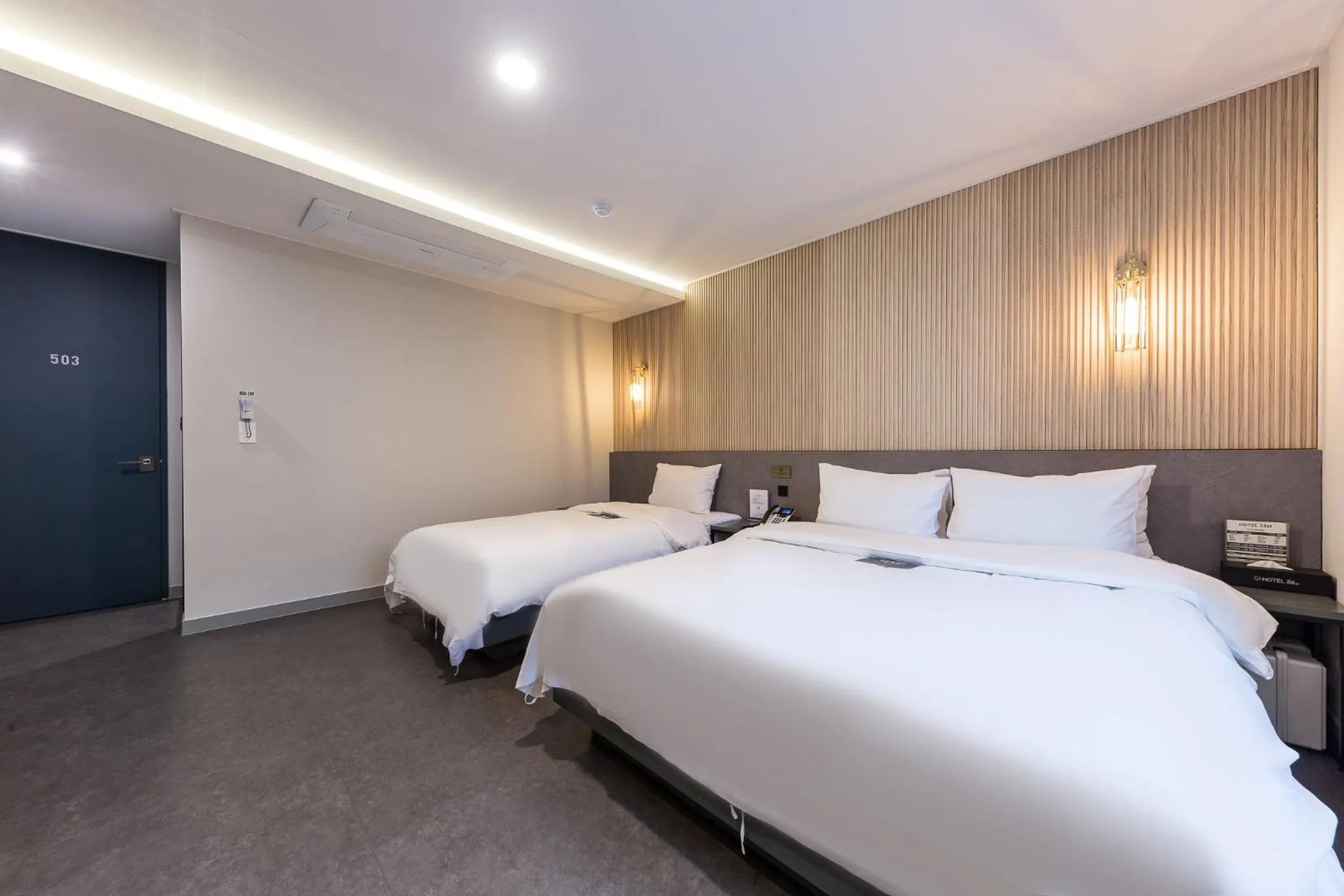 Bed in Hotel 24st Prestige