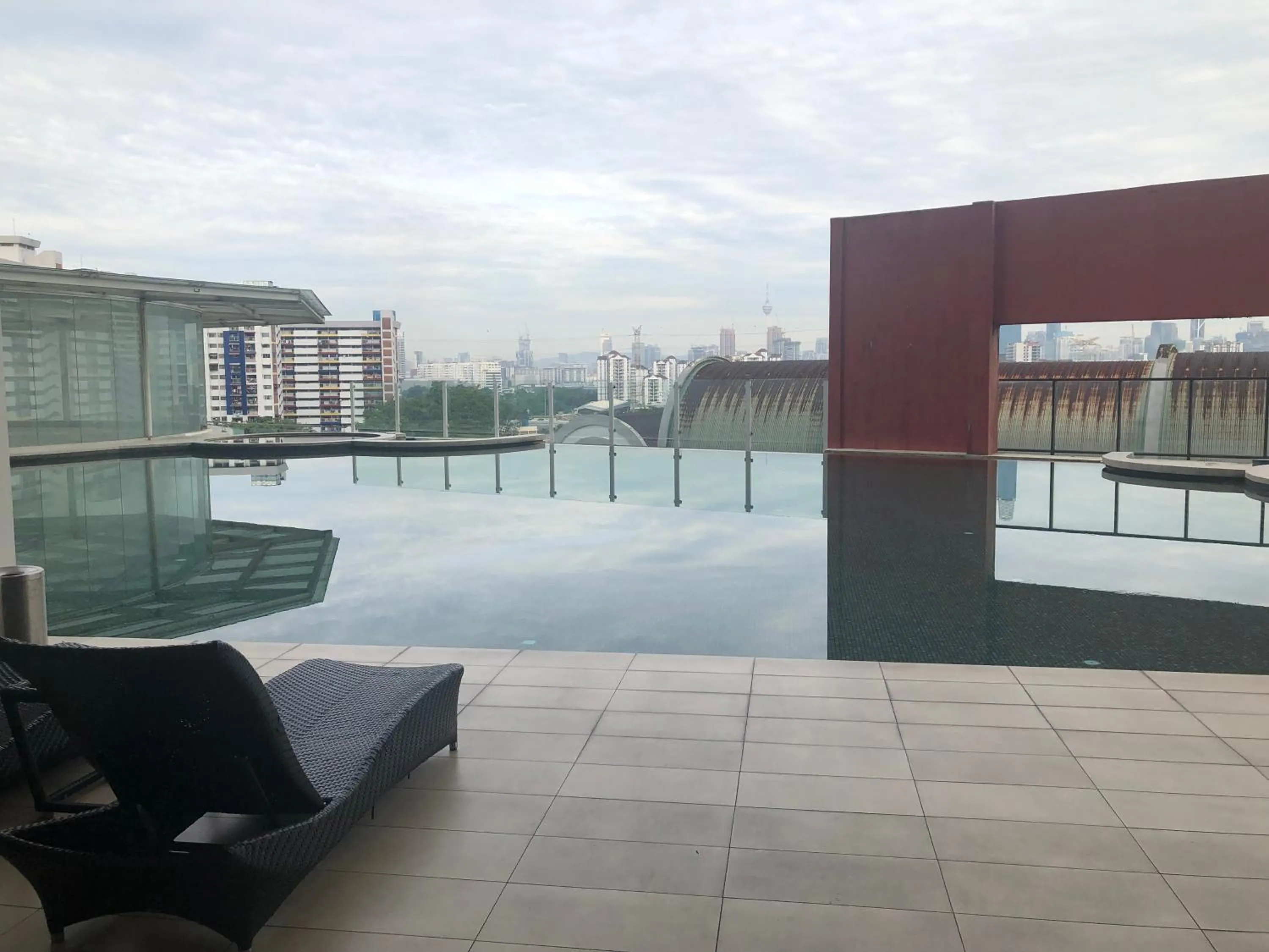 Swimming pool in Private Jacuzzi Staycation at KL City 721