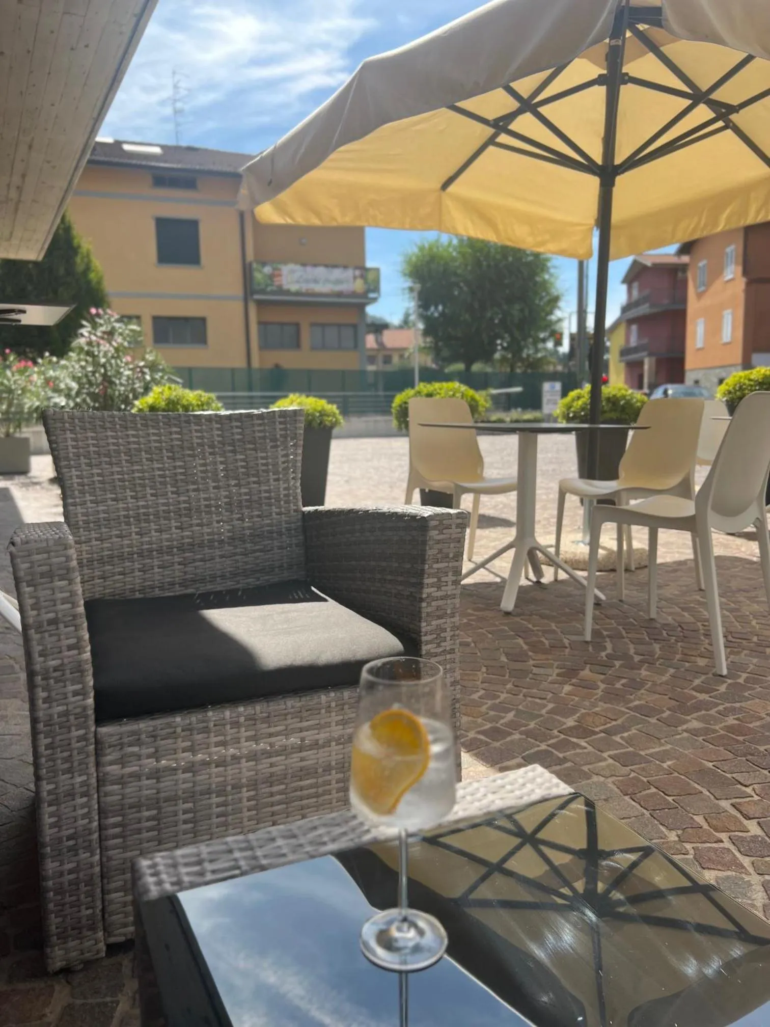 Patio in San Valentino Hotel