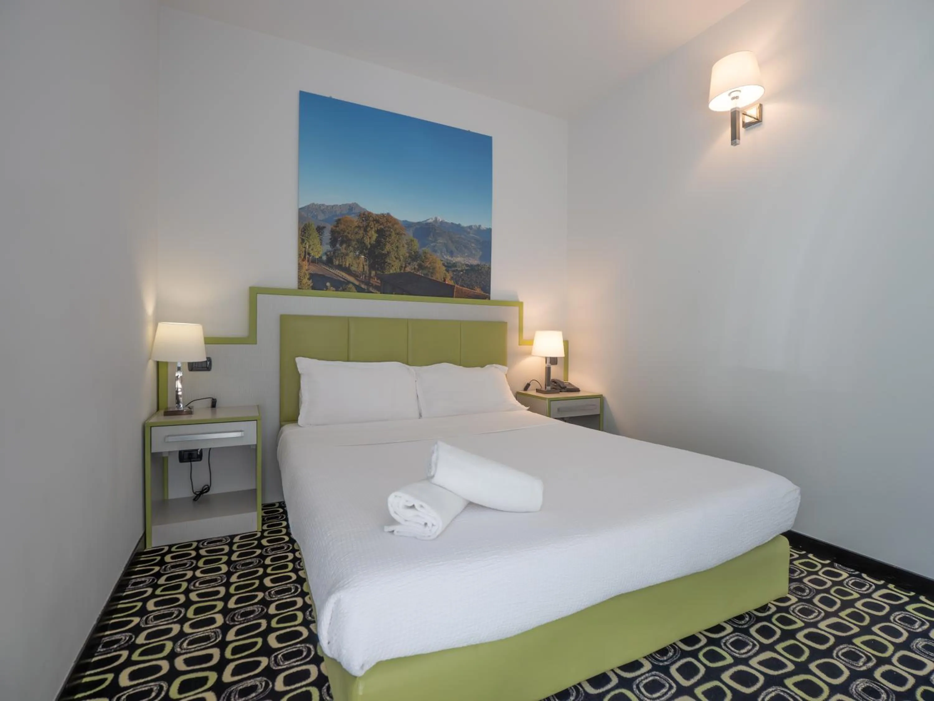 Bed in San Valentino Hotel