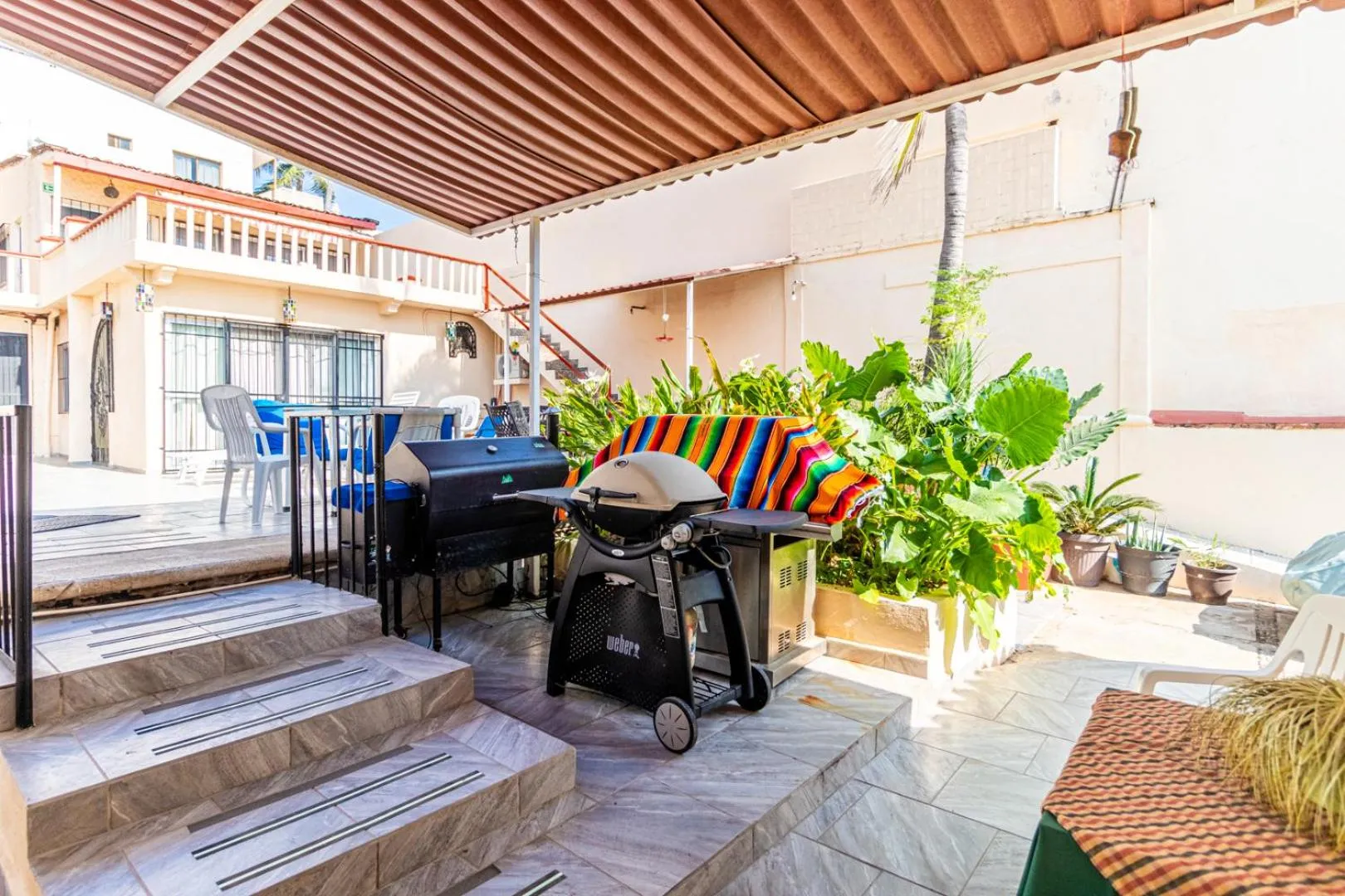 Patio in Bucerias Beach House