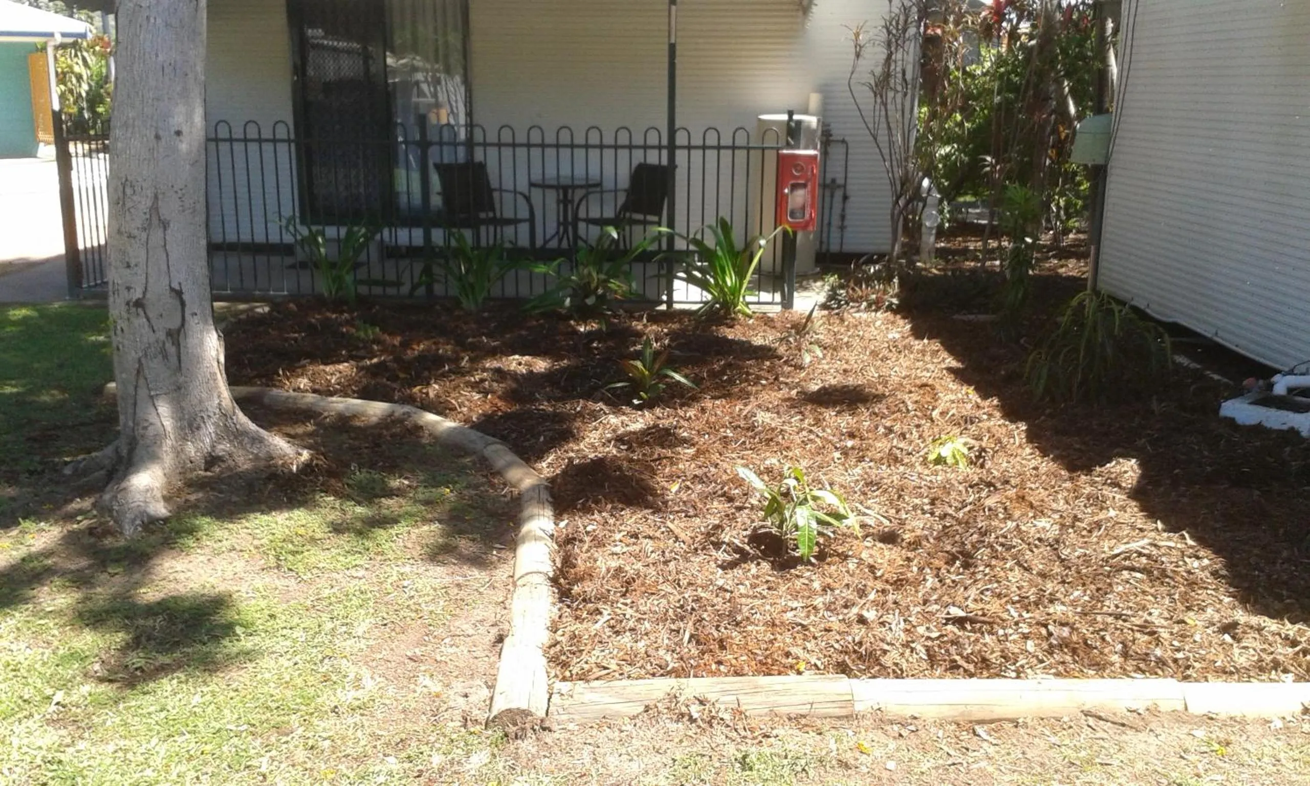 Patio in Coral Coast Tourist Park
